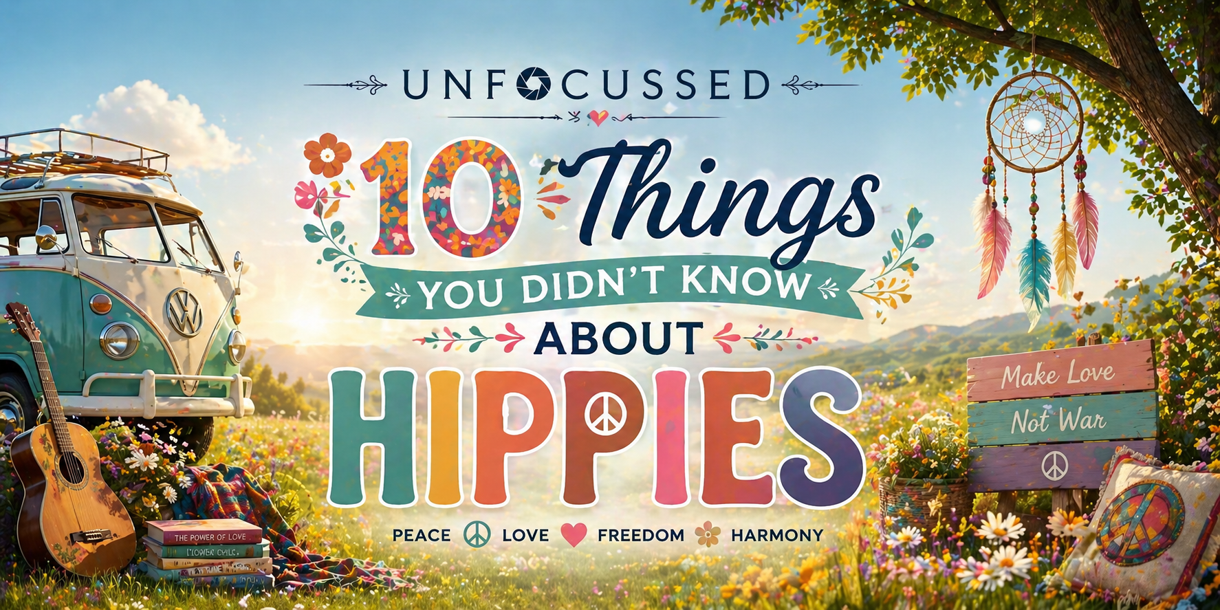 10 Things You Didn't Know About Hippies – Unfocussed Photography & Art