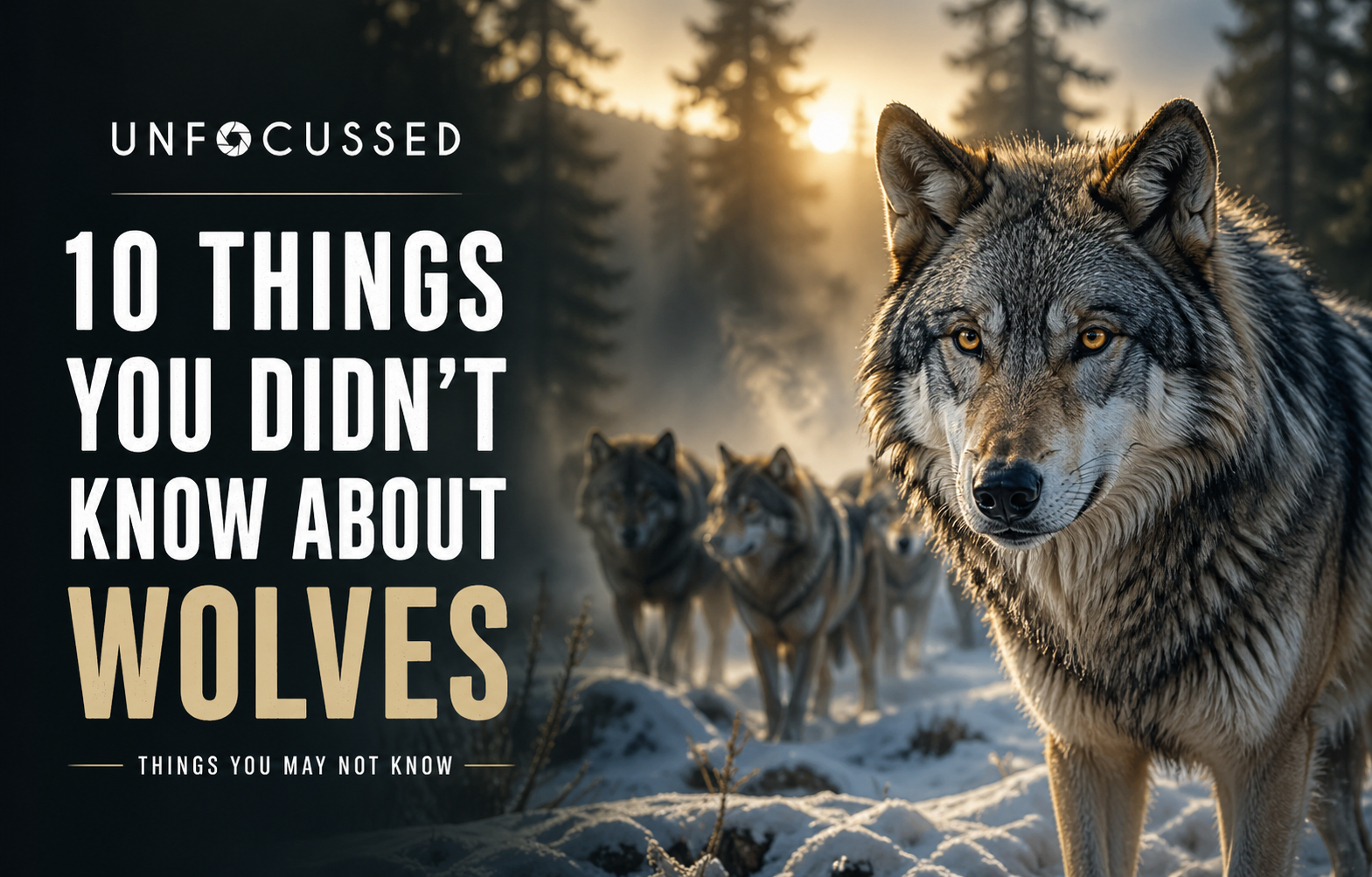 10 Things You Didn’t Know About Wolves – Unfocussed Photography & Art