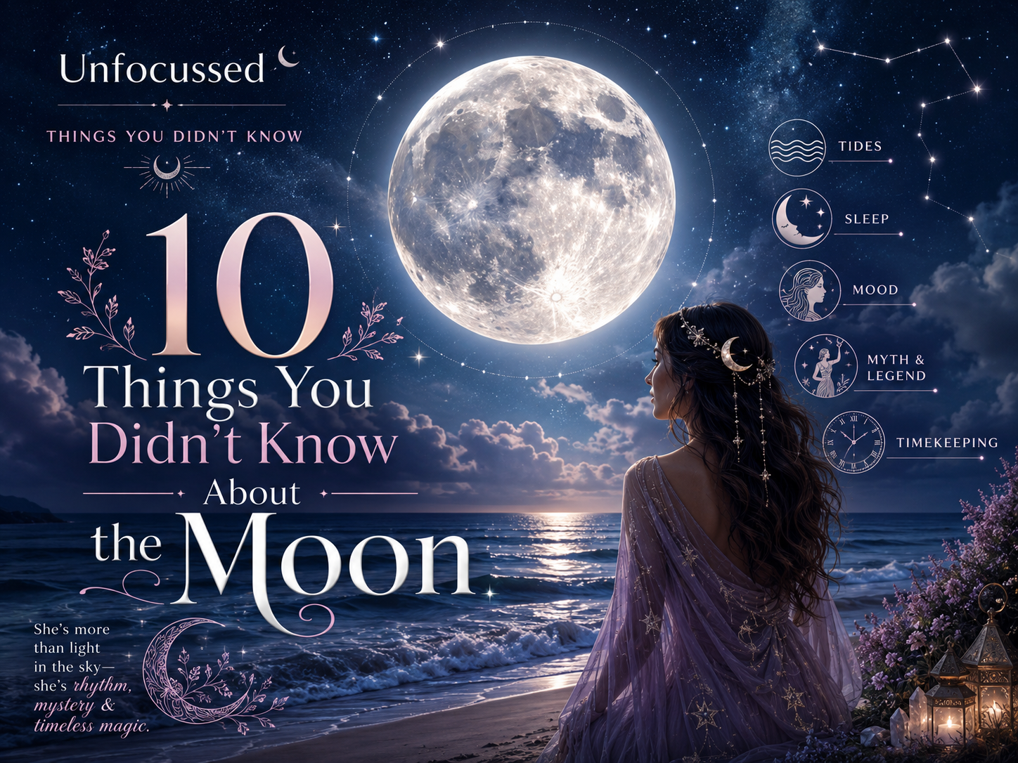10 Things You Didn’t Know About the Moon | Lunar Facts, Tides, Sleep ...