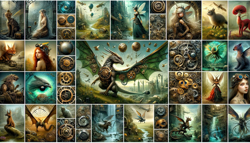 Mechanized Mythology: Unveiling the Cogs and Creatures Collection