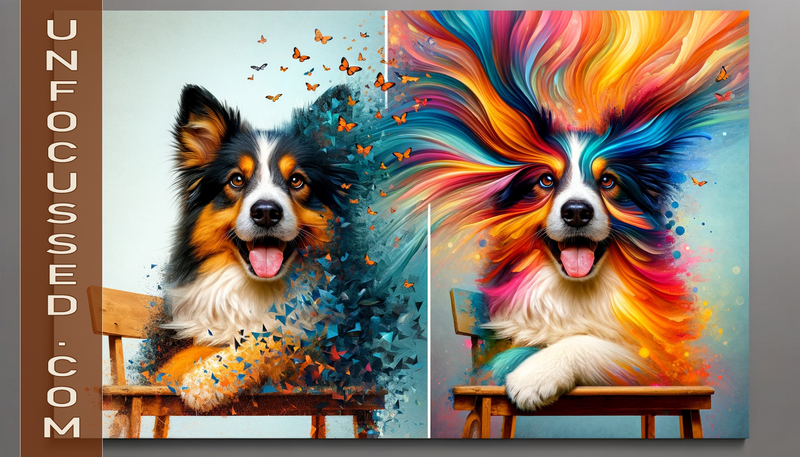 Unleash Creativity with Our Custom Pet Abstract Art Service