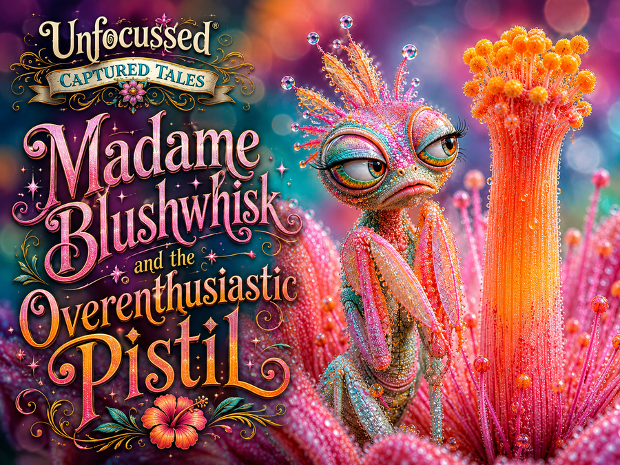 Madame Blushwhisk and the Overenthusiastic Pistil Captured Tale