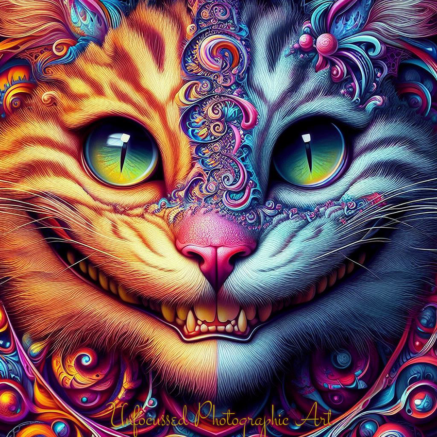Mandala Whiskers and the Artist's Quest: A Tale of Cosmic Curiosities