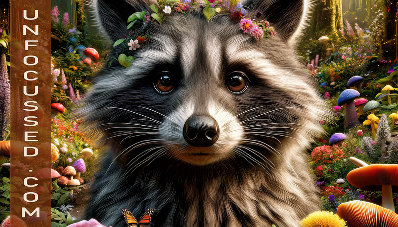 The Enchanted Raccoon of Emerald Whisper Glade