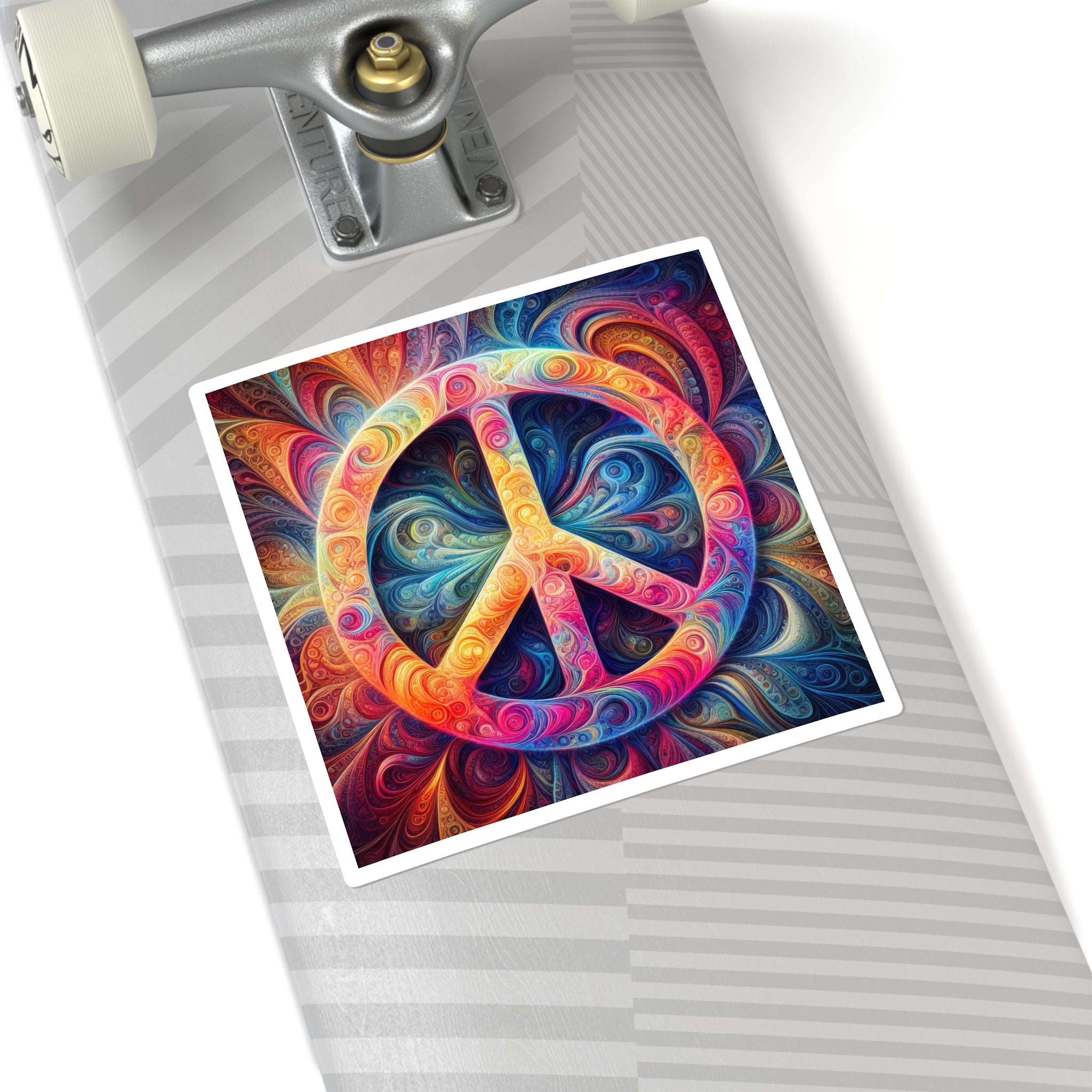 Kaleidoscopic Peace Stickers