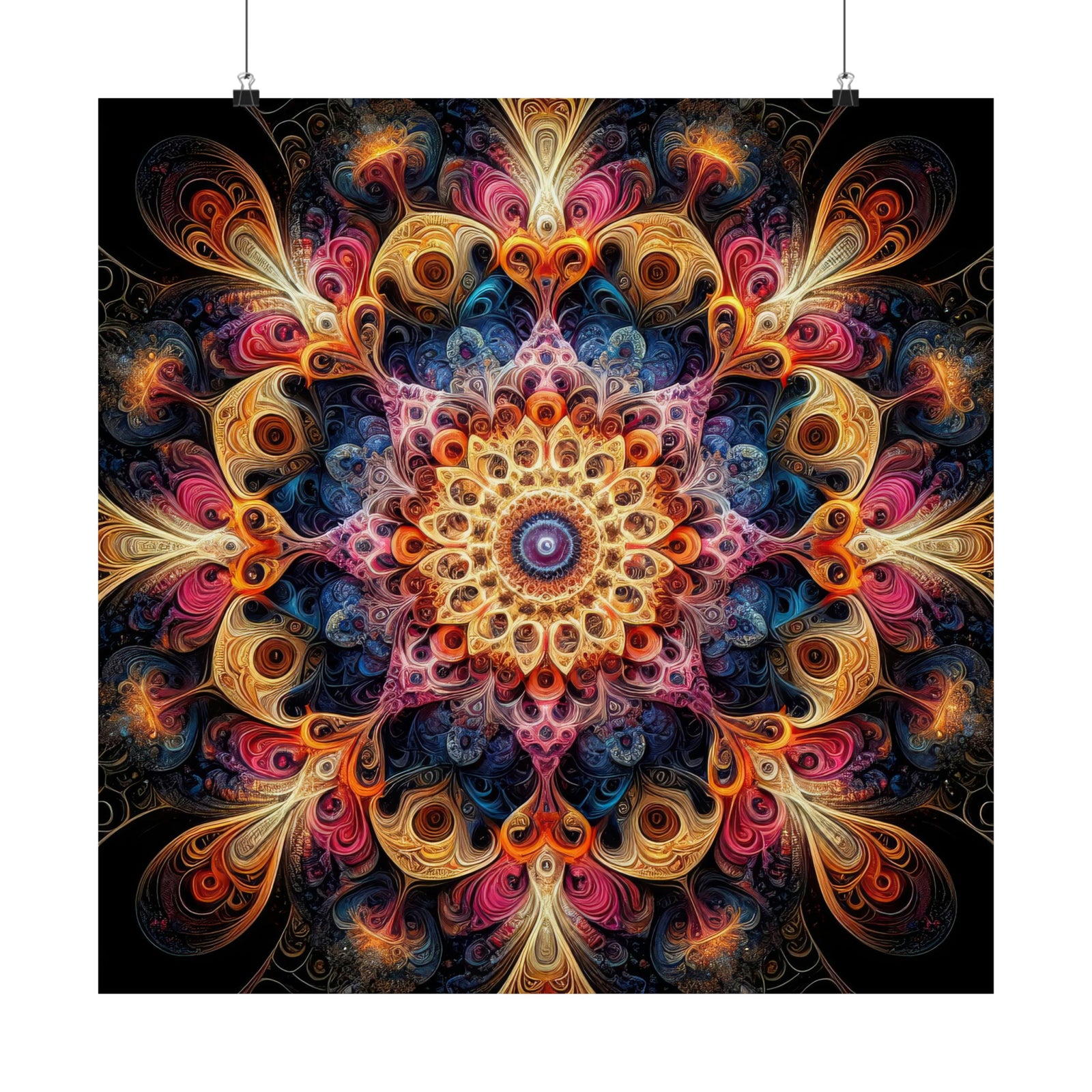 The Eternal Mandala of the Mind Poster