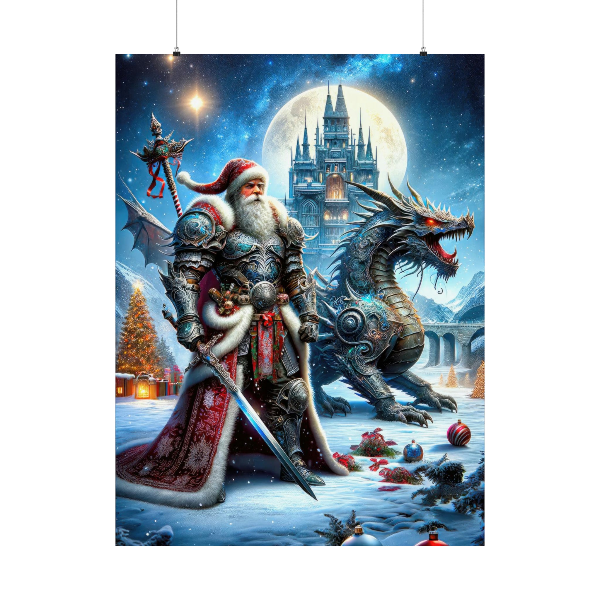 Santa's Mythical Eve Poster
