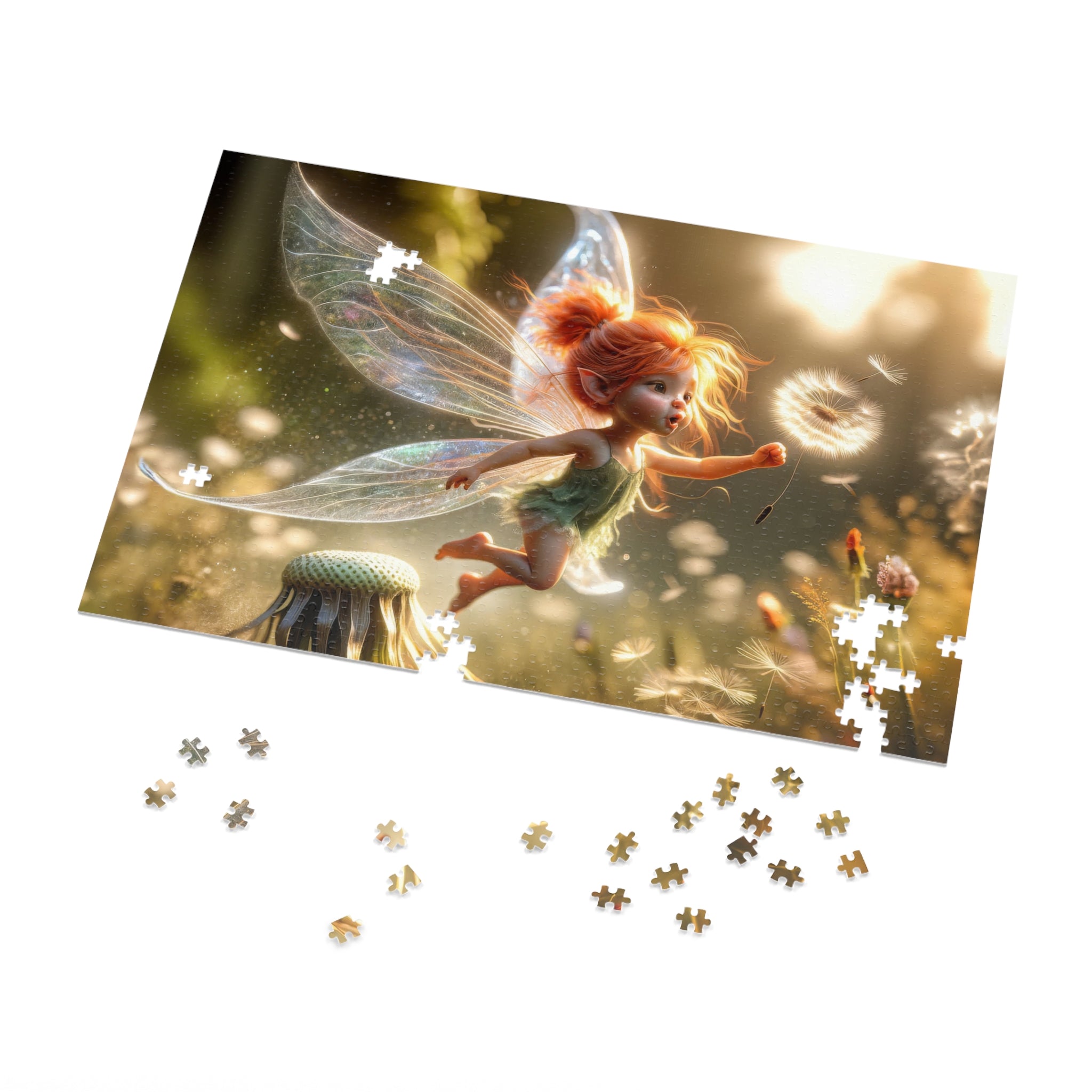 The Delicate Dance of the Dandelion Fae Jigsaw Puzzle