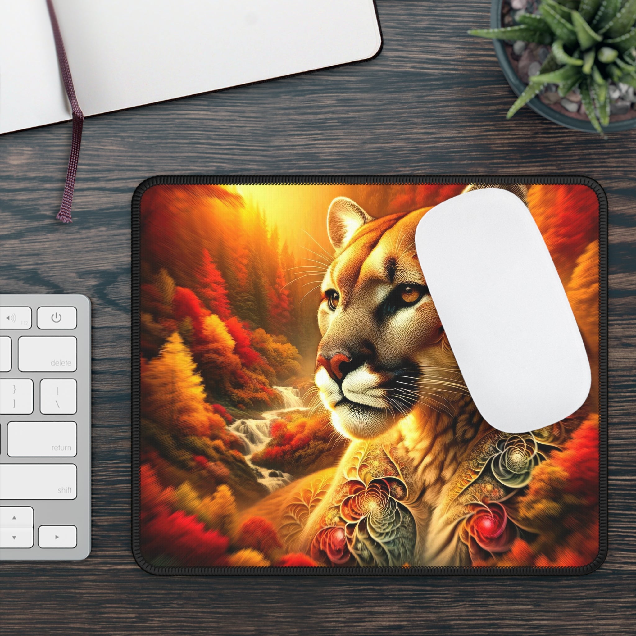The Cougar's Mosaic Soul Gaming Mouse Pad