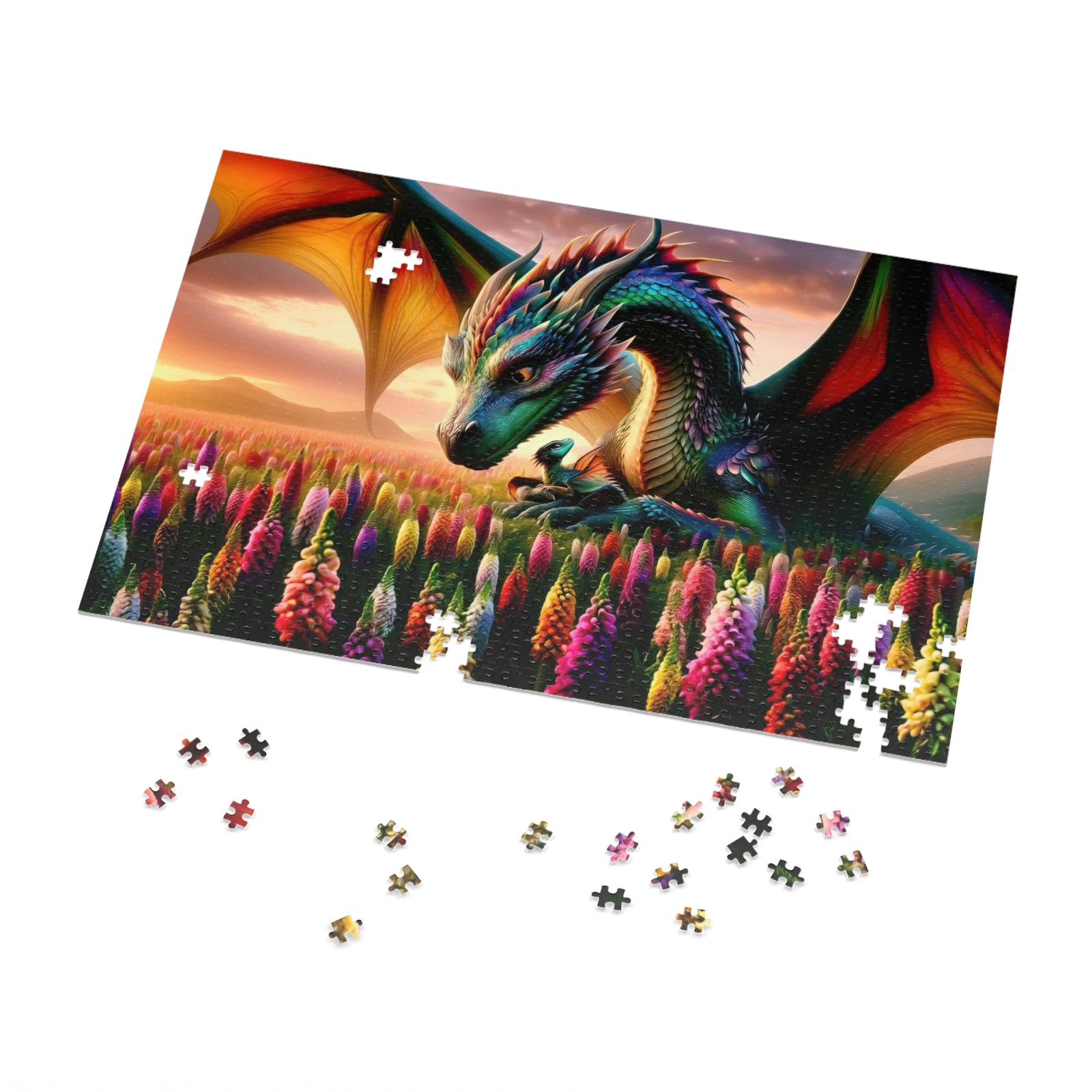 Guardian's Embrace at Snapdragon Vale Jigsaw Puzzle