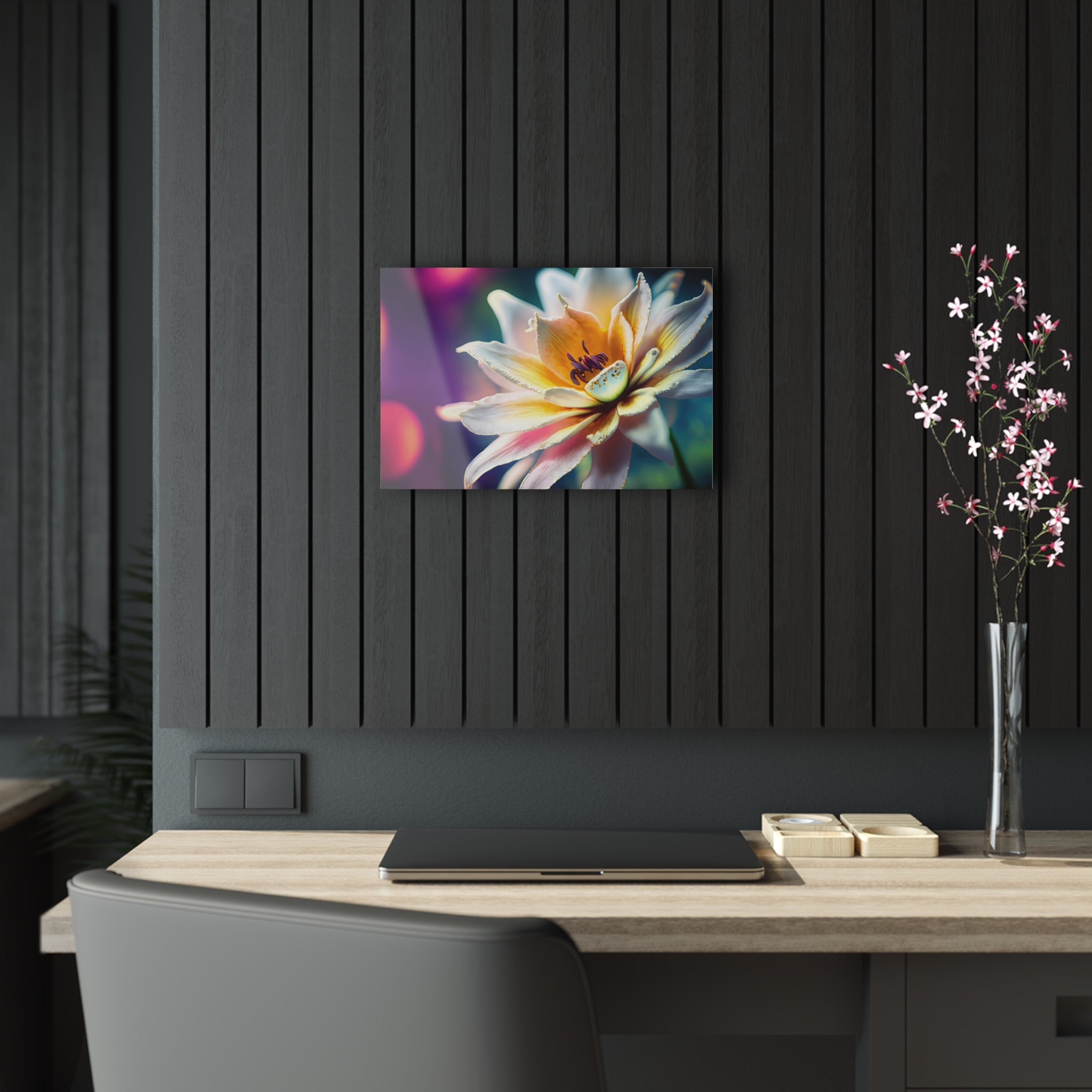 Lily In The Lights Acrylic Print
