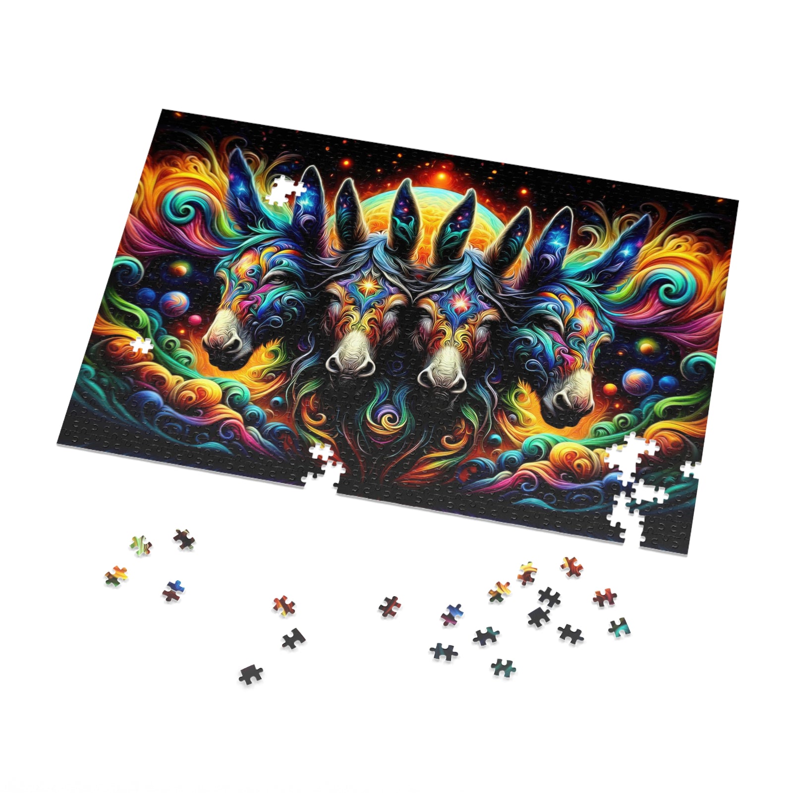 Quantum Donkey Quasar Jigsaw Puzzle