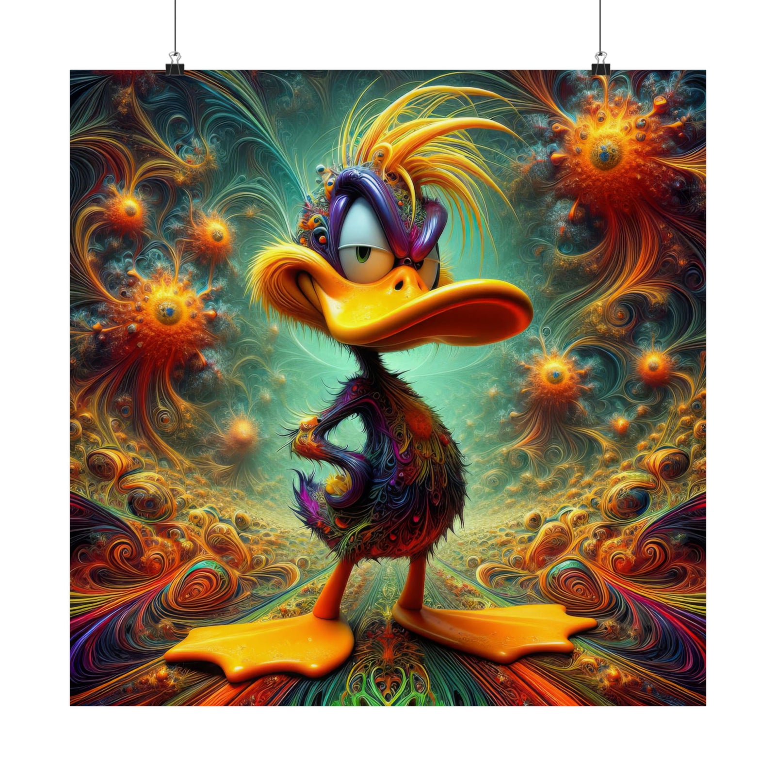 Mystic Duck Poster