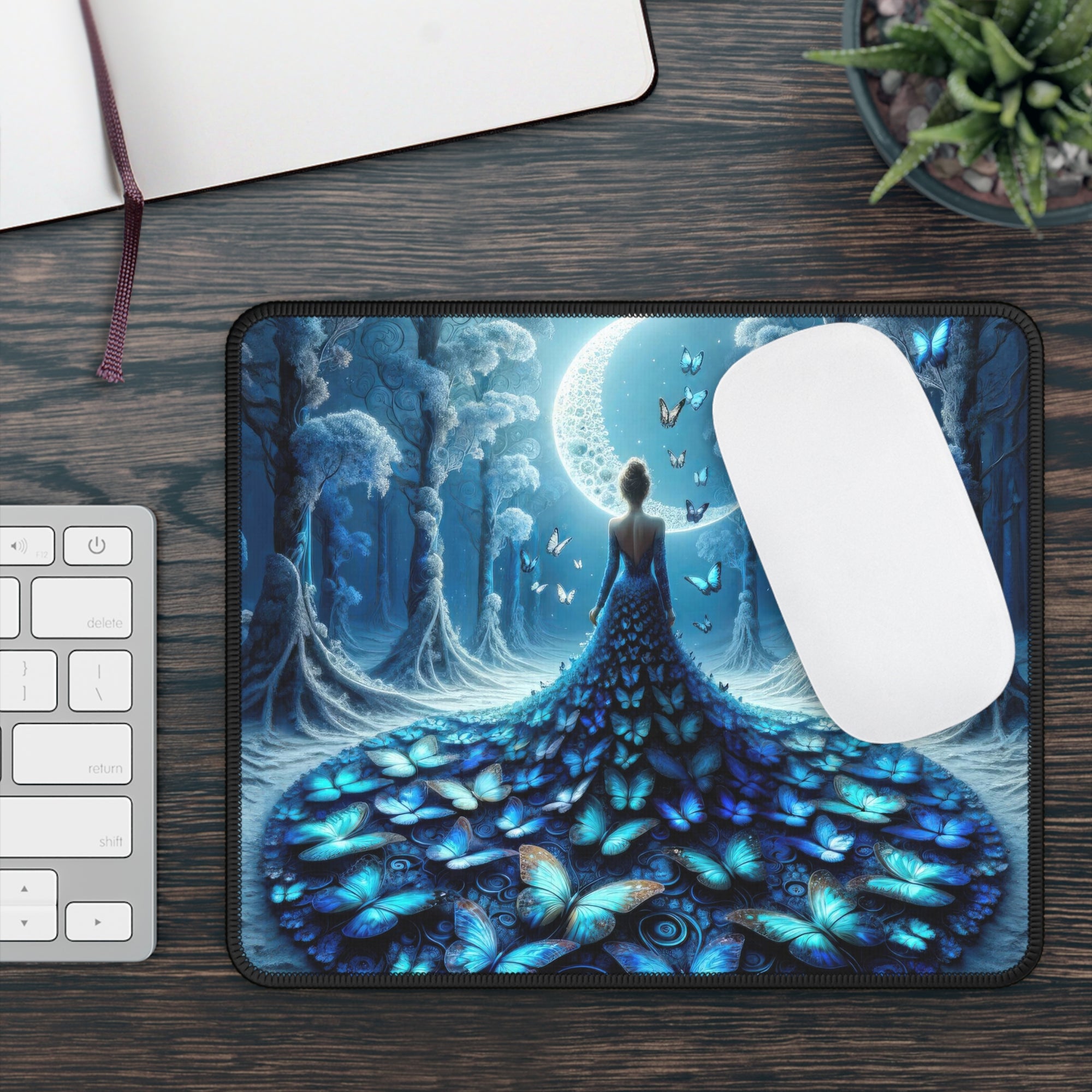 Sylvan Symphony in Blue Mouse Pad