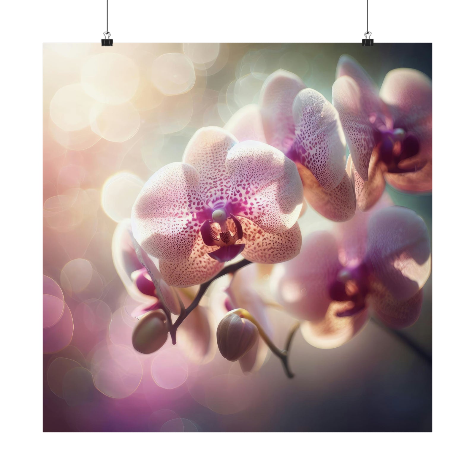 Dancing Orchids Poster