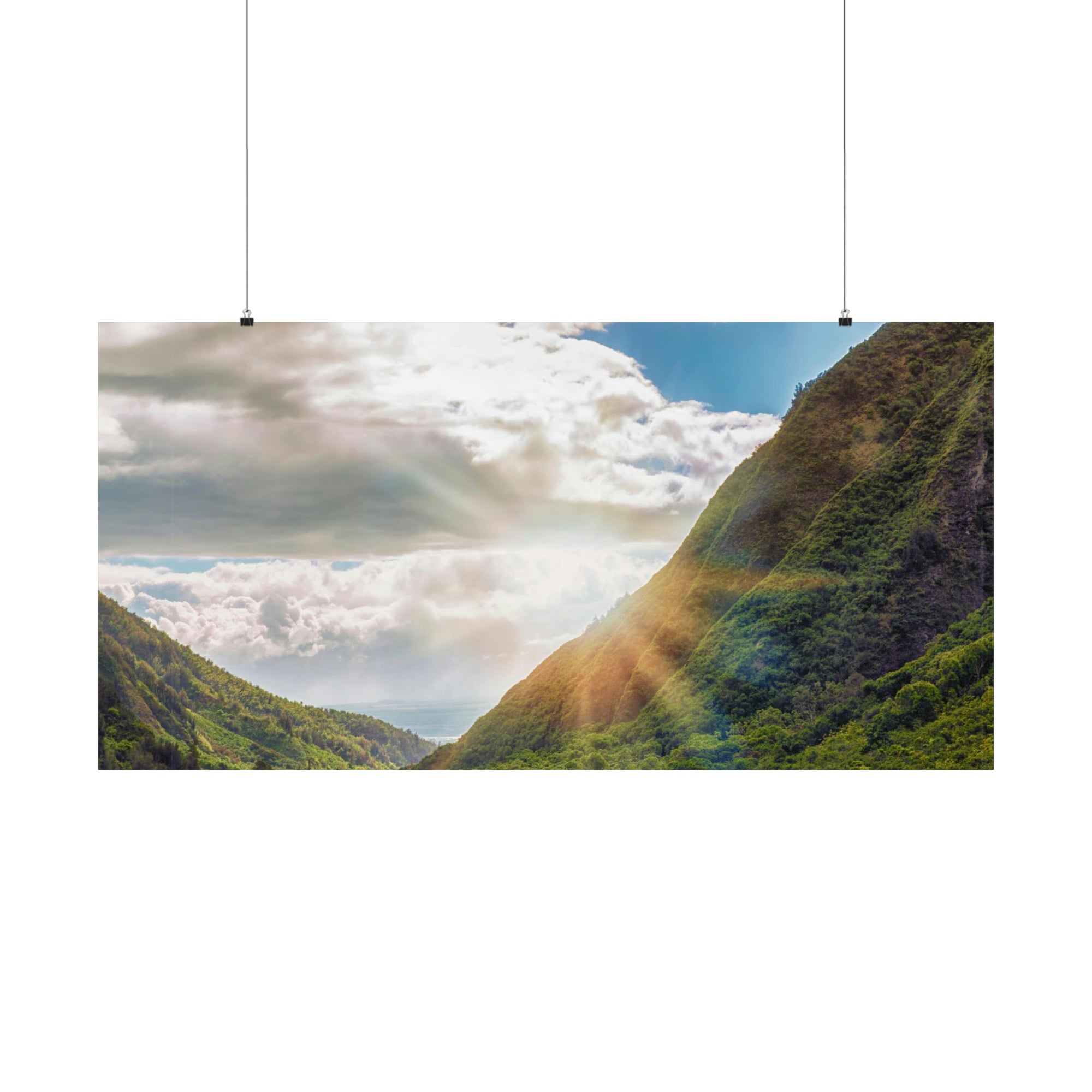 Sunfall Through The Valley Poster