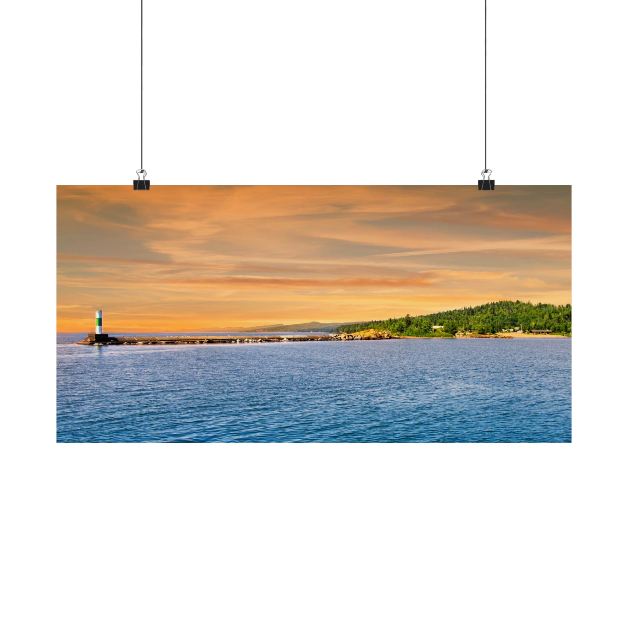 North Shore Sunset Poster