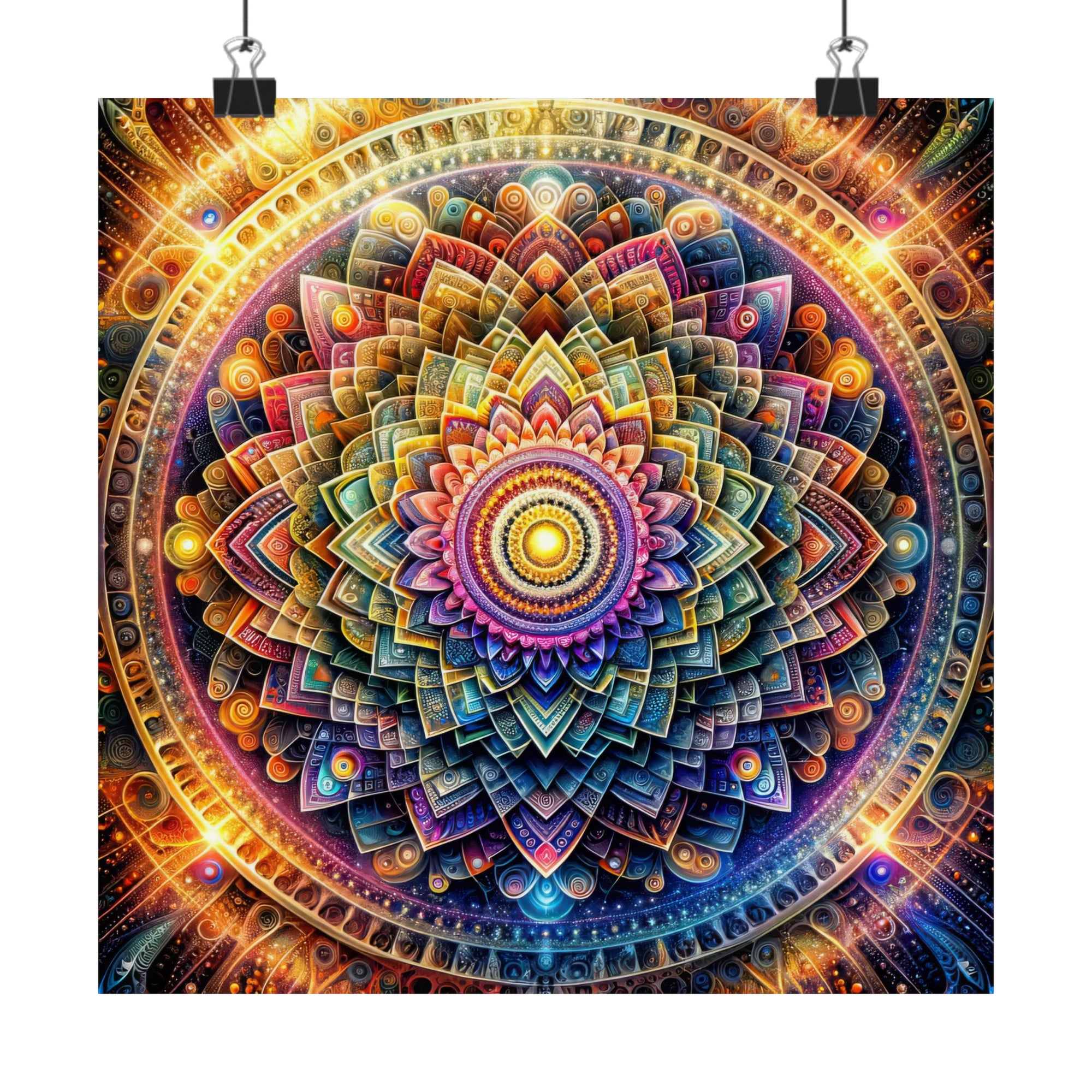 Cosmic Lotus Poster