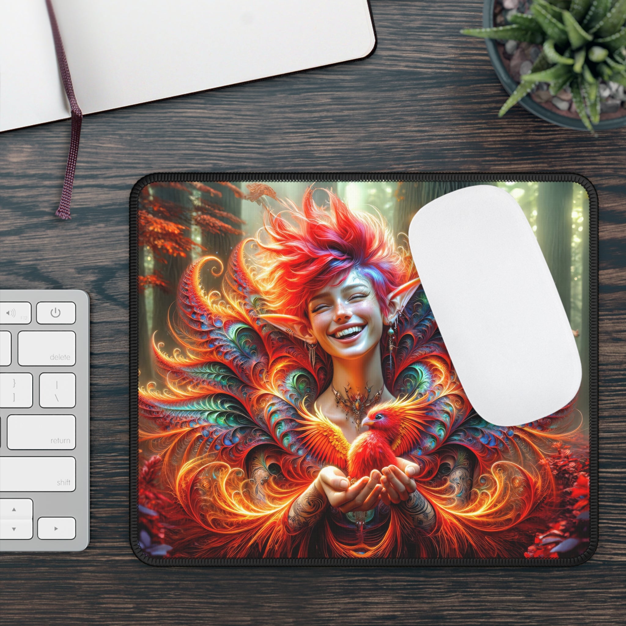 Flames of Jubilation Mouse Pad