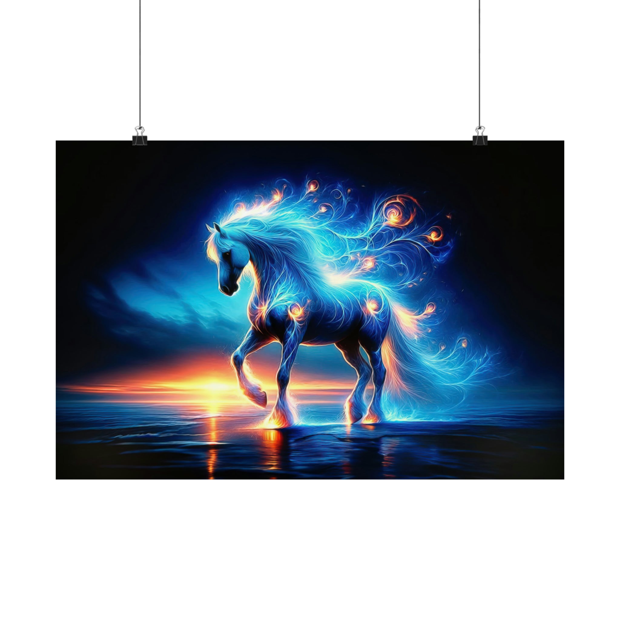 Luminous Gallop Poster