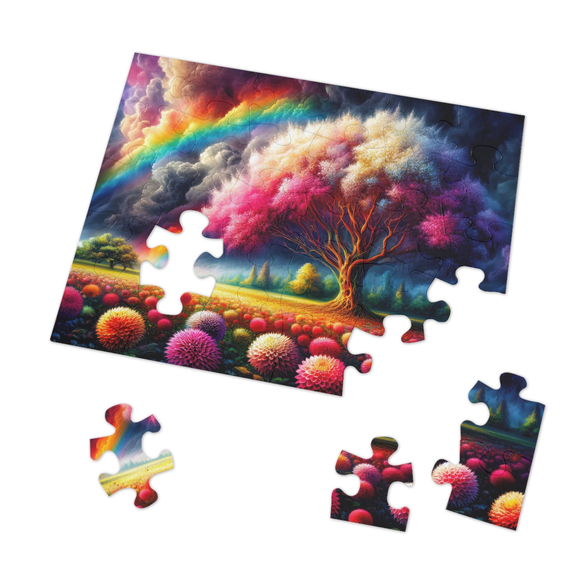The Blossom of Chromatic Wonders Jigsaw Puzzle