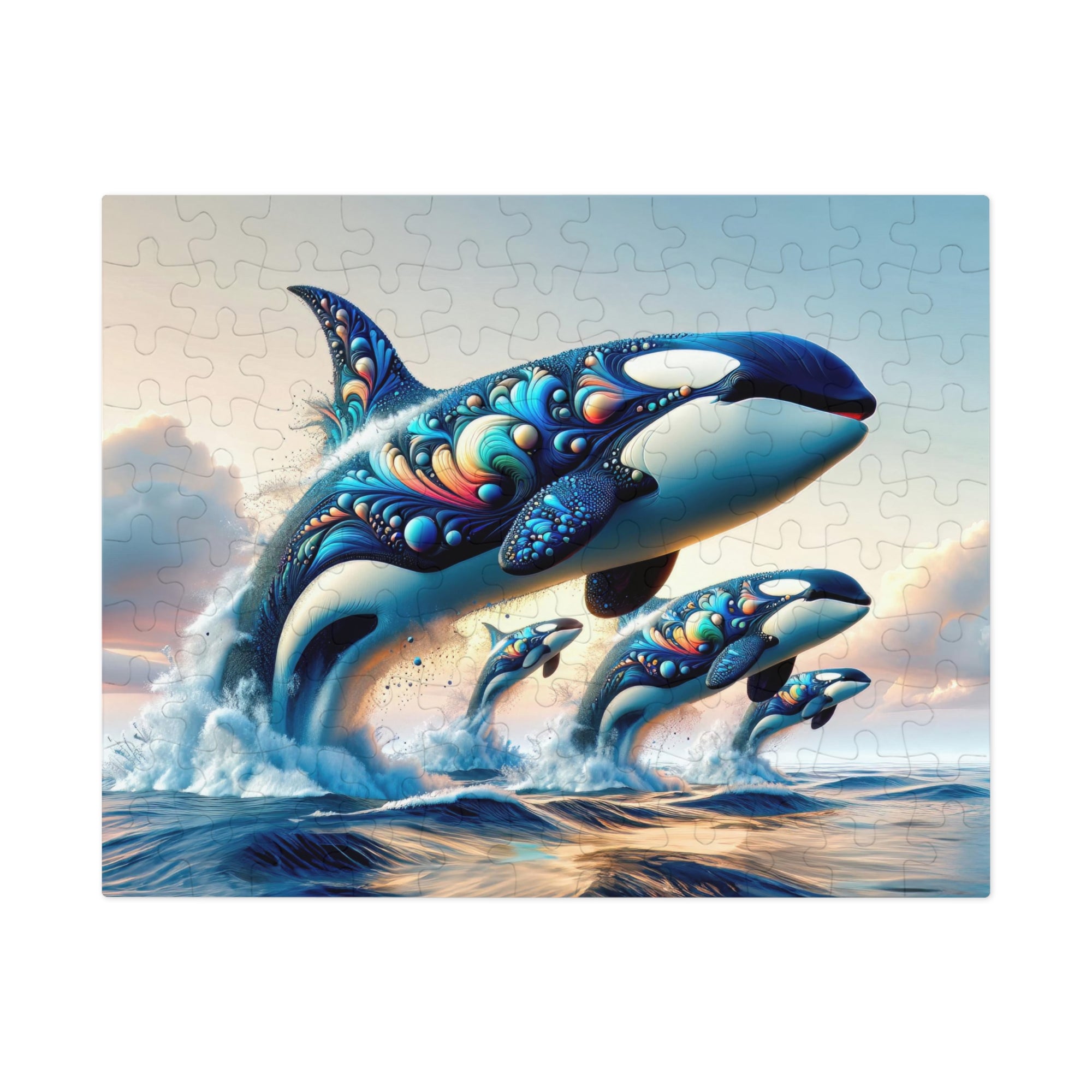 The Aerial Ballet of the Arcadian Orcas Jigsaw Puzzle