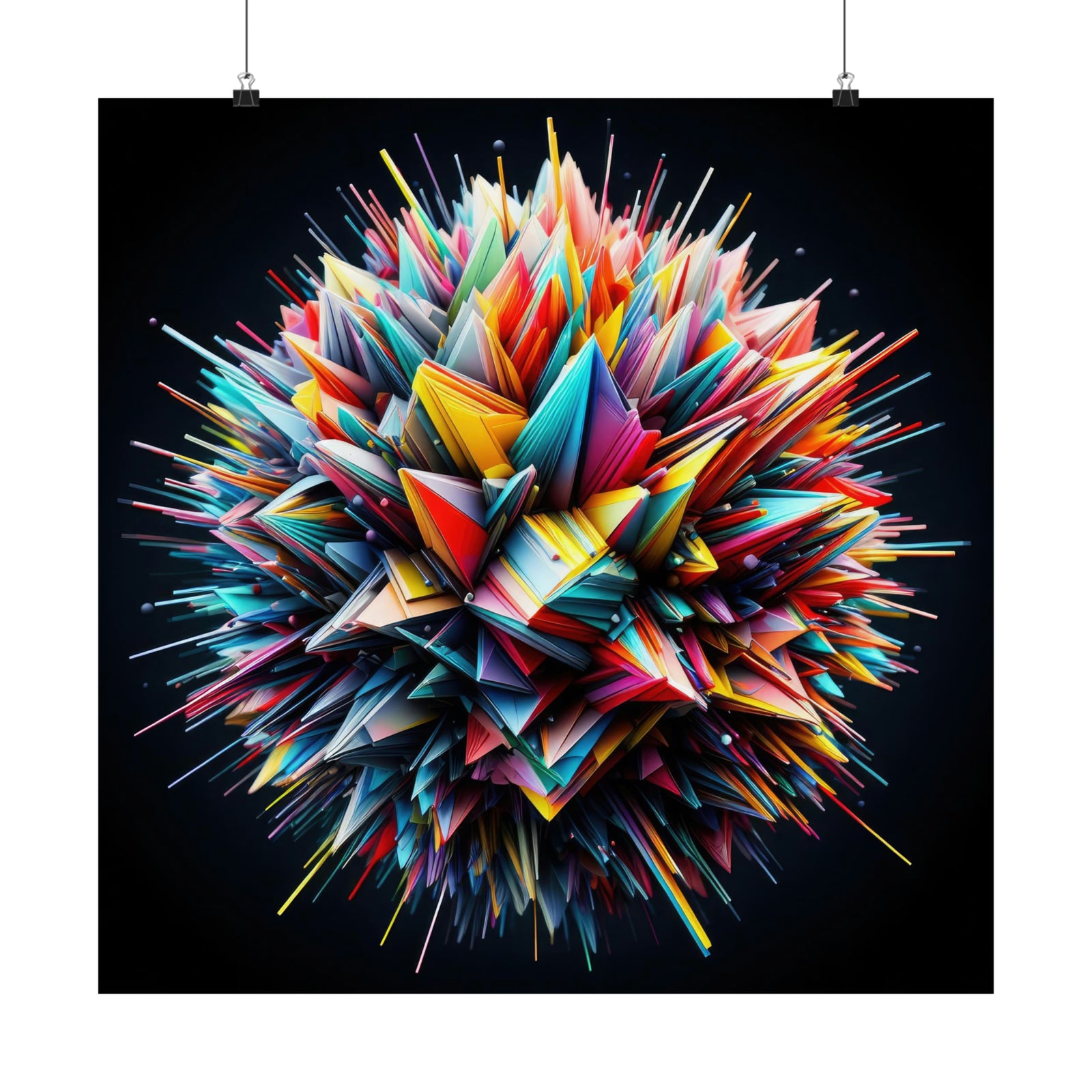 Icosahedron - Chaos Converging Poster