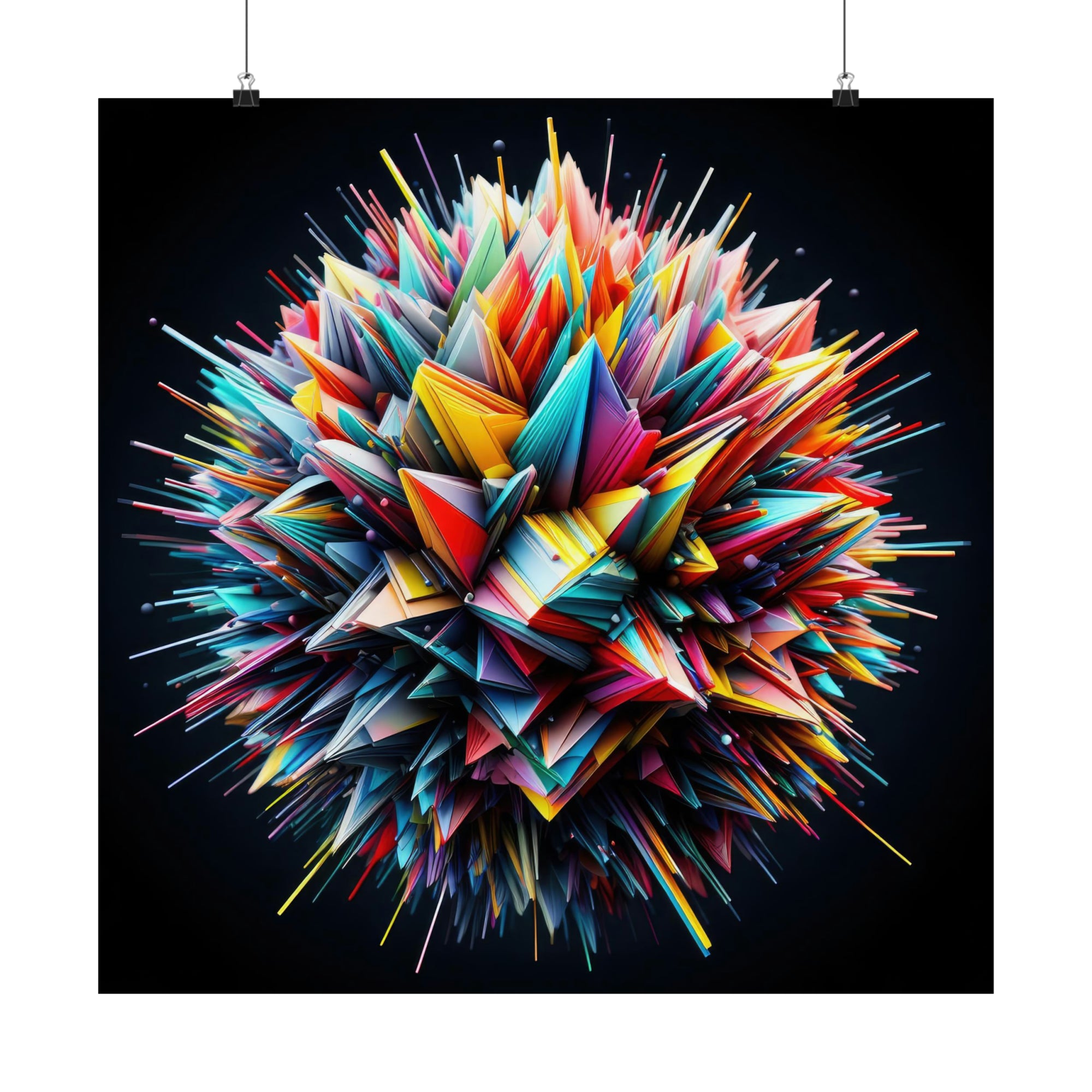 Icosahedron - Chaos Converging Poster