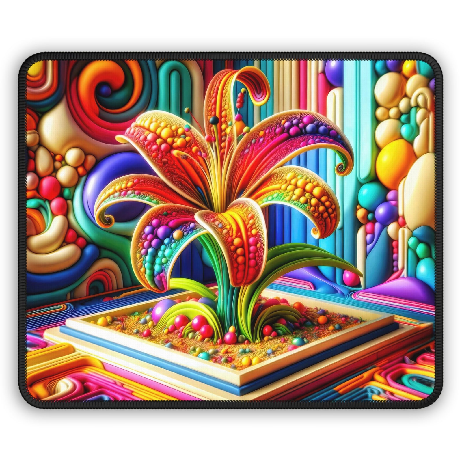 Candylicious Bloom in Whimsyland Gaming Mouse Pad