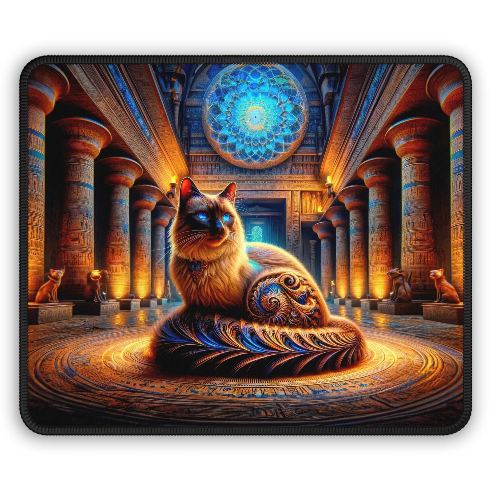 Whiskers in the Temple Gaming Mouse Pad