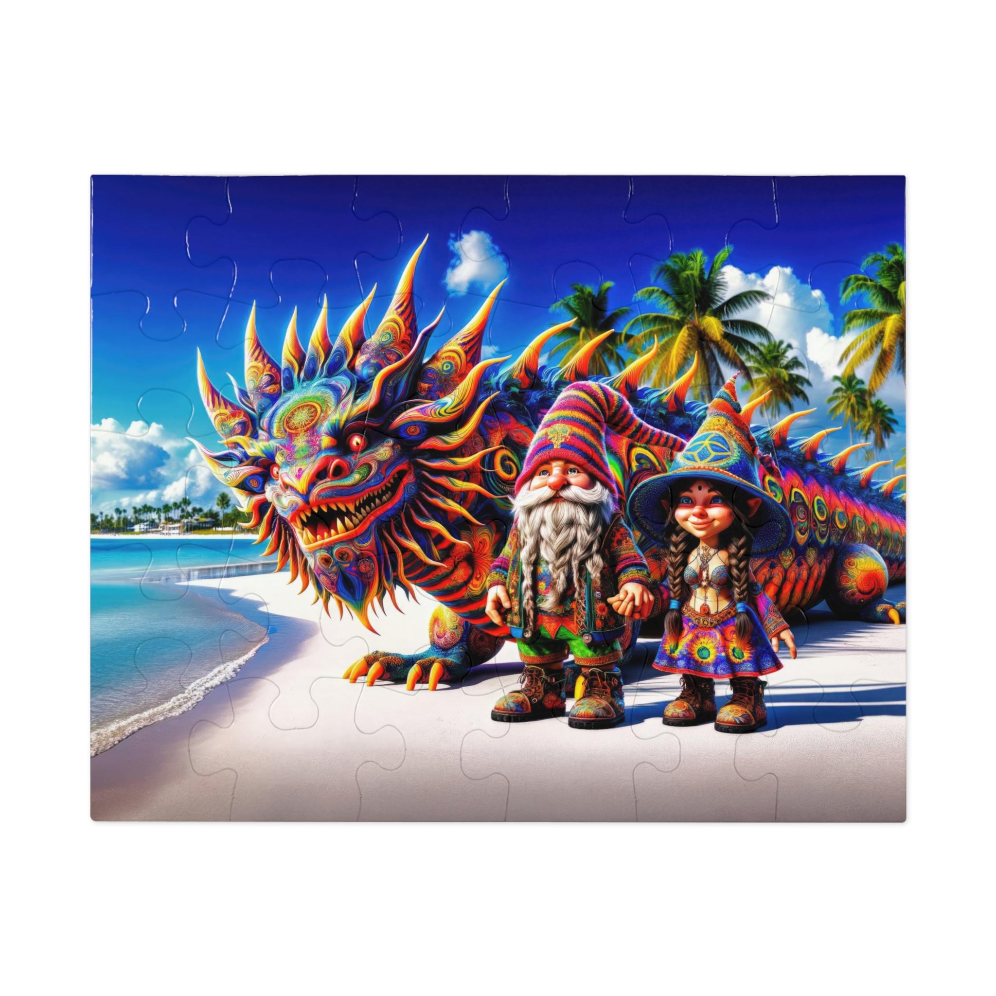 Gnomes and the Iguana Dragon Puzzle