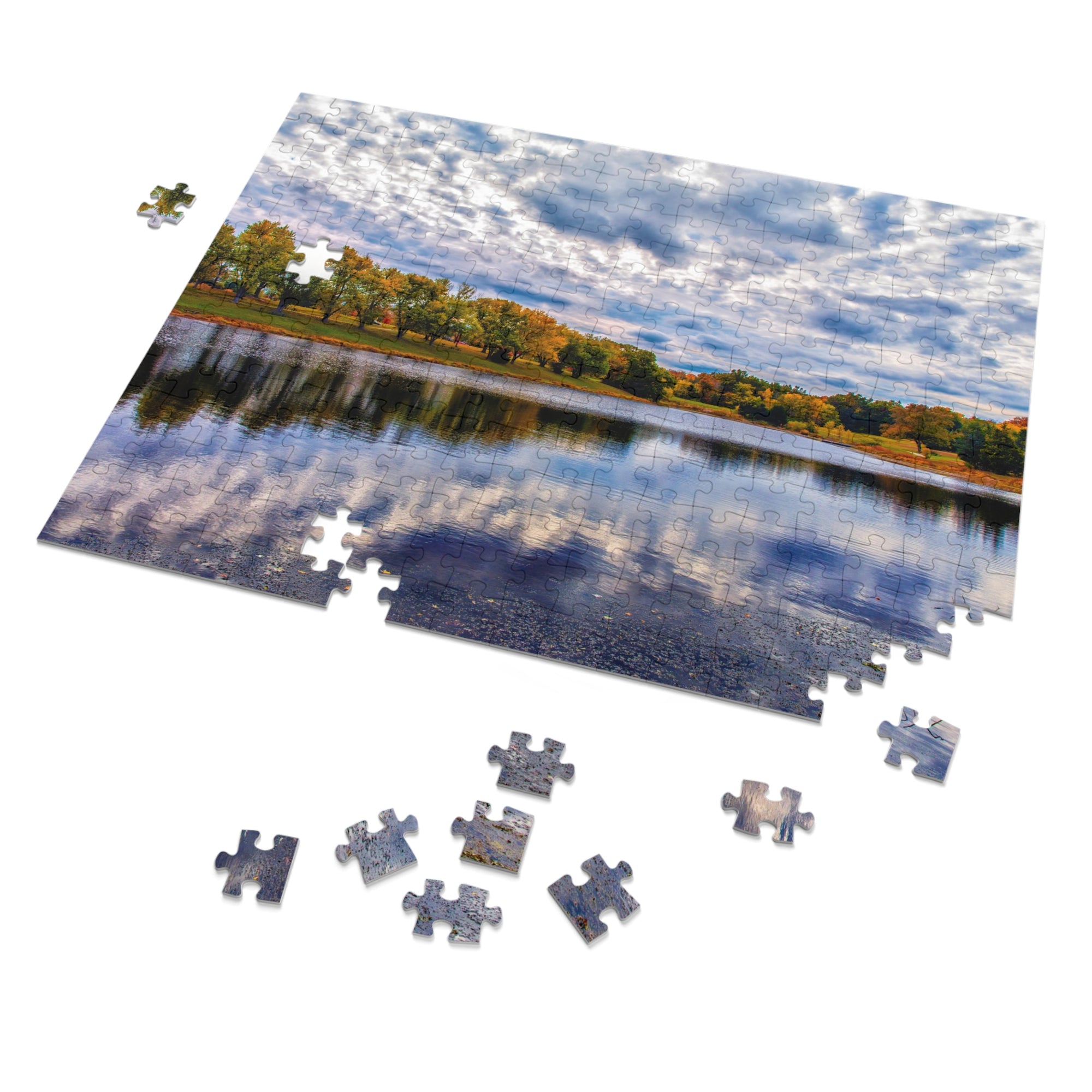 Drama in Autumn Skies Jigsaw Puzzle