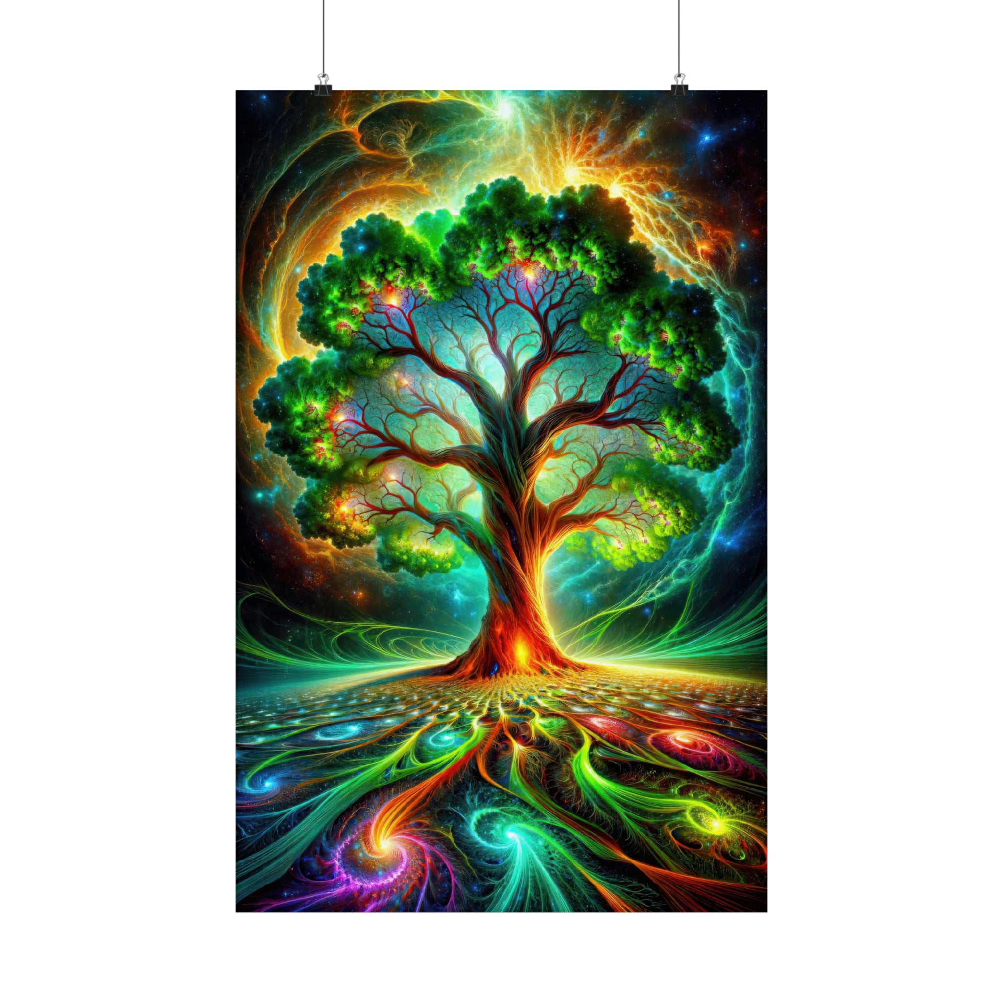 Celestial Roots Poster