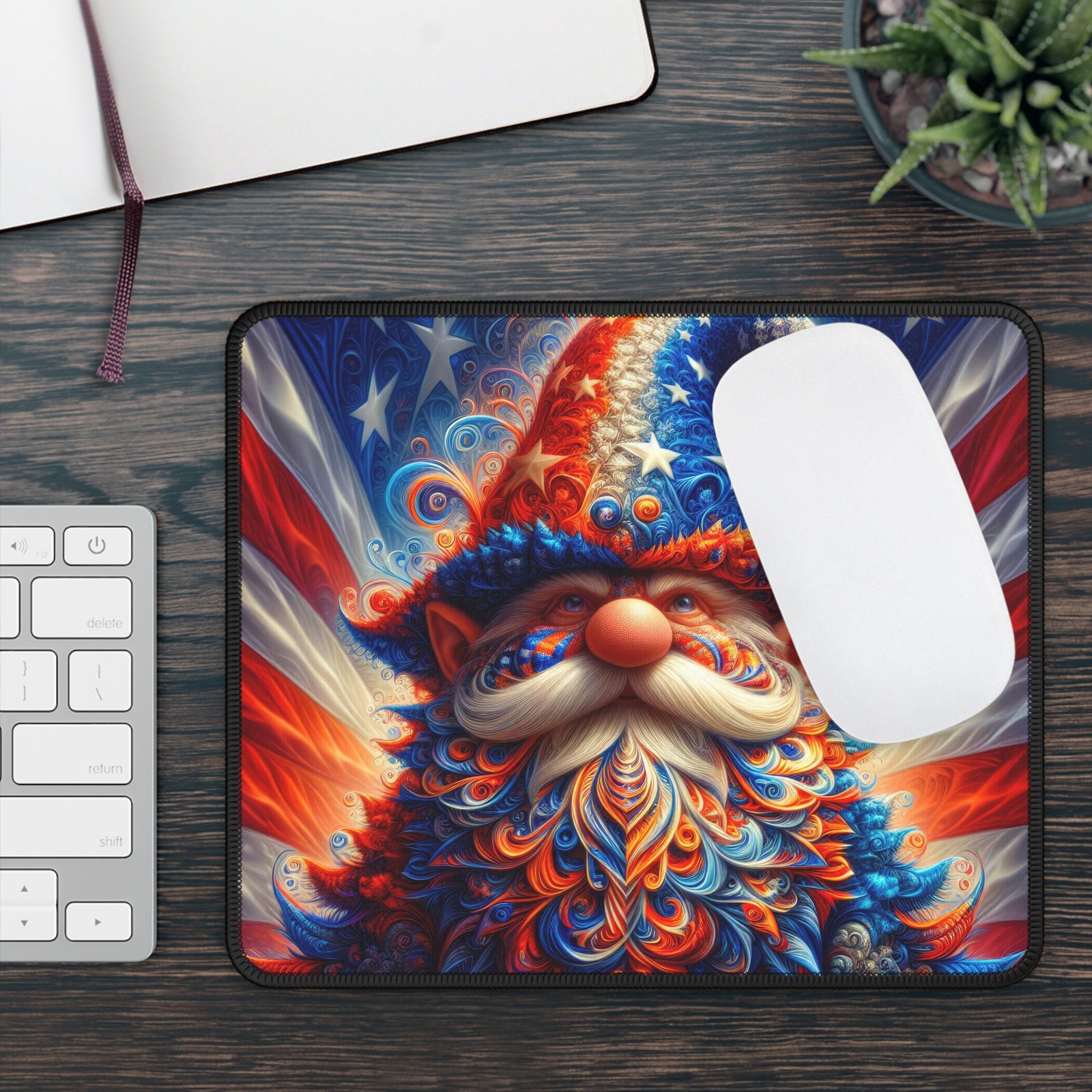 Stars and Swirls Gaming Mouse Pad