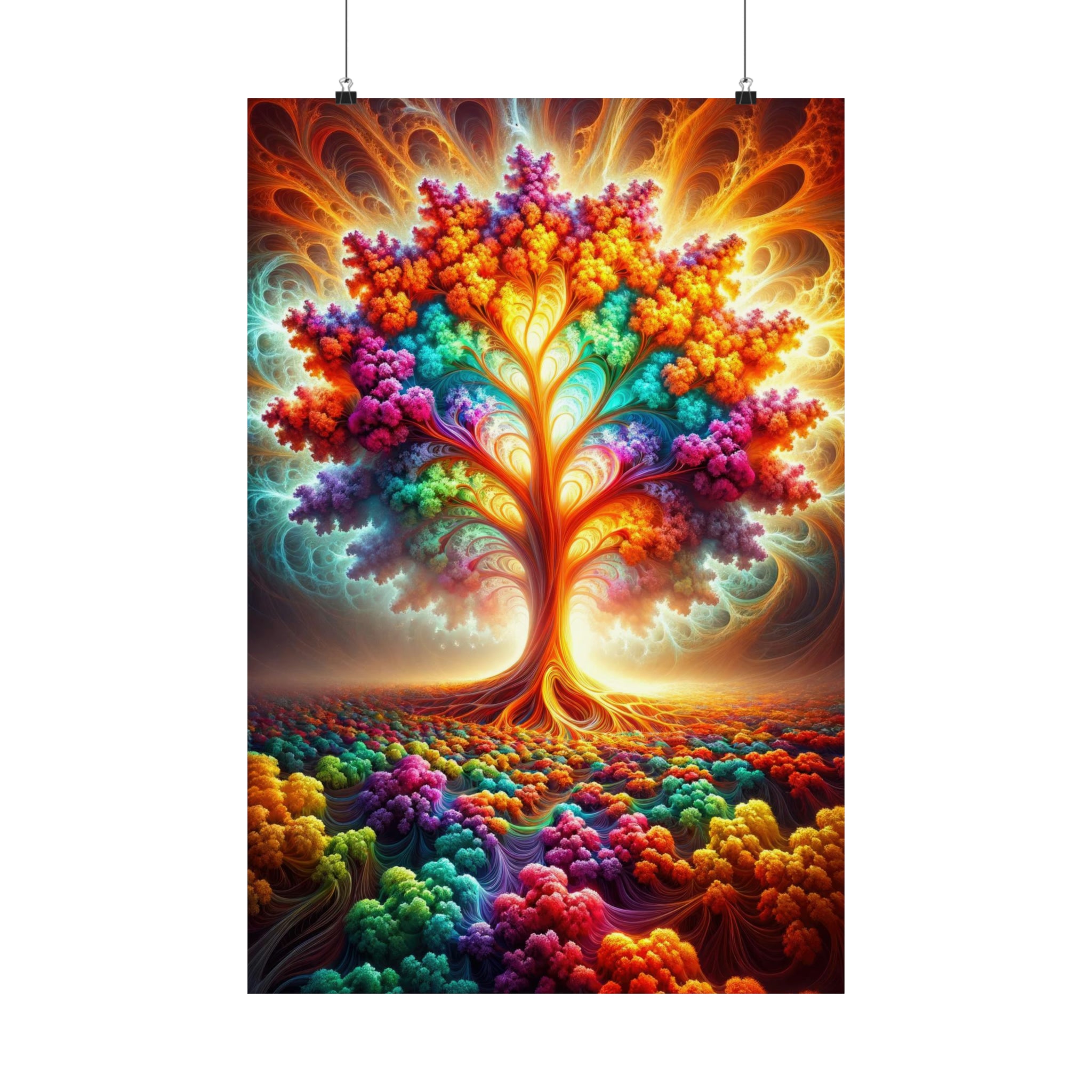 Chromatic Orchard Symphony Poster