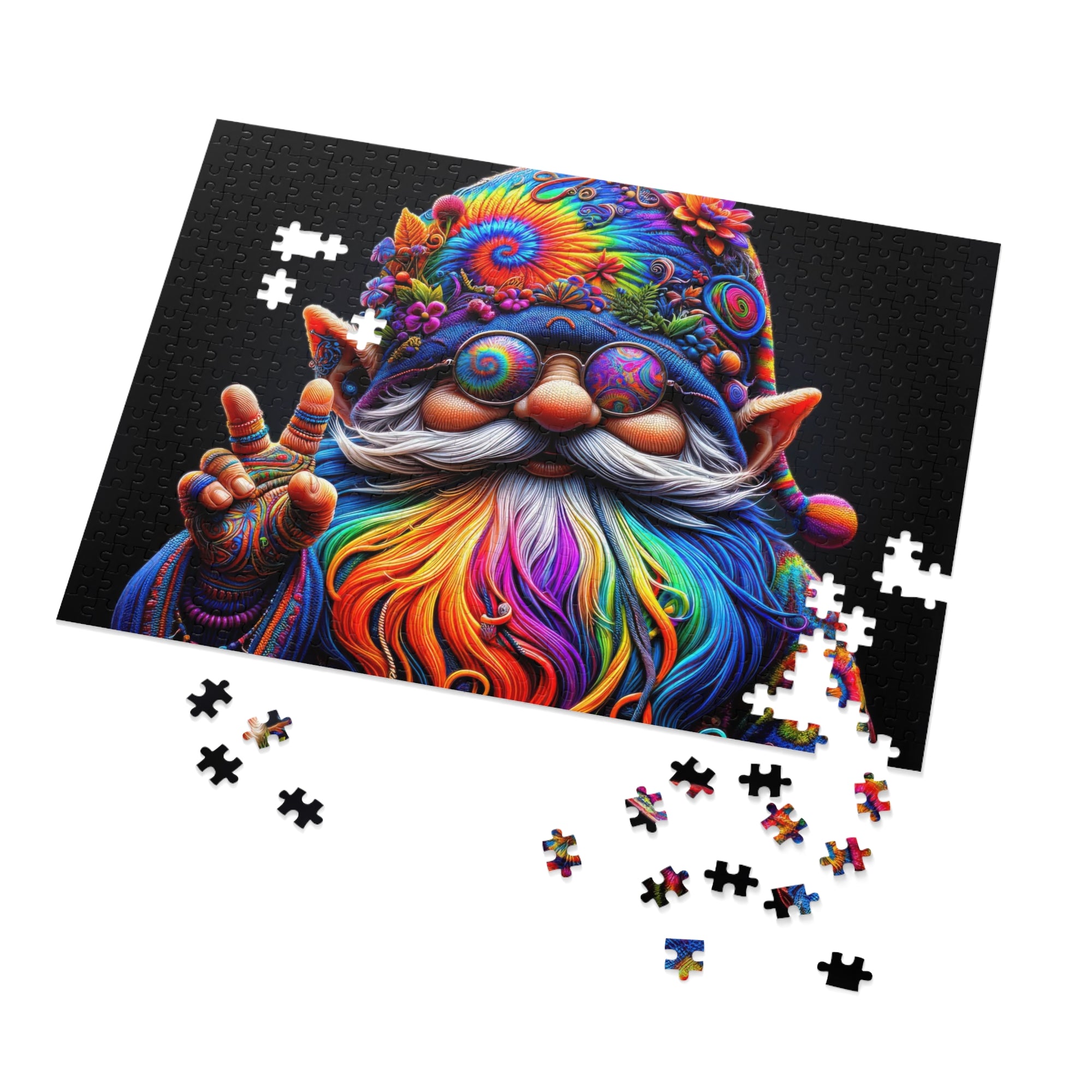The Groovy Guardian of the Enchanted Garden Jigsaw Puzzle