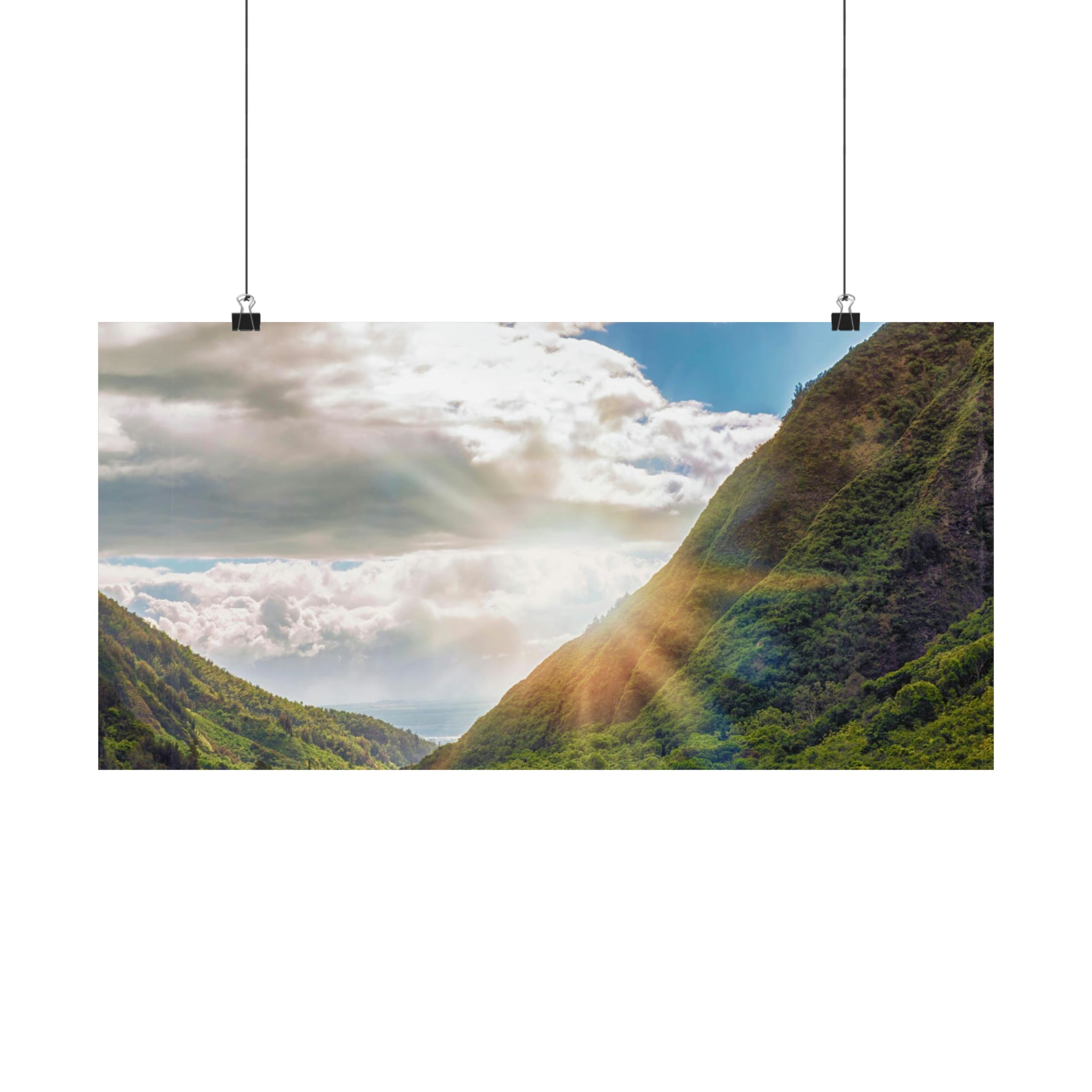Sunfall Through The Valley Poster