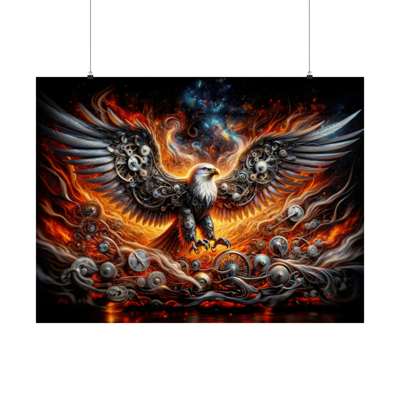 Eagle of the Eternal Gears Poster