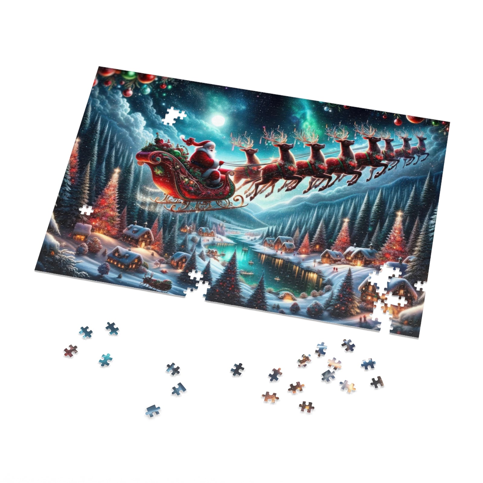 Santa's Starlit Journey Jigsaw Puzzle