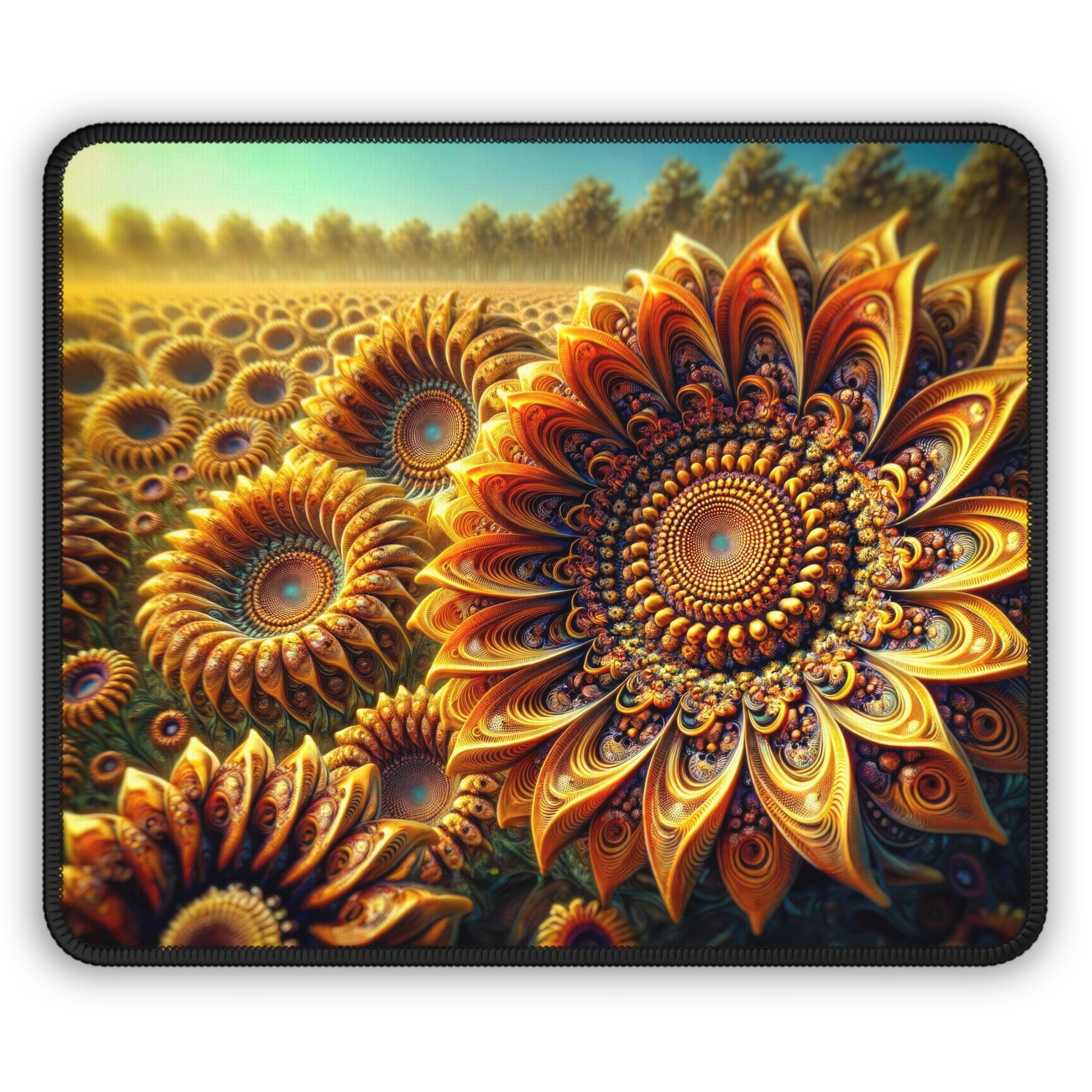 Infinite Fractal Fields Gaming Mouse Pad