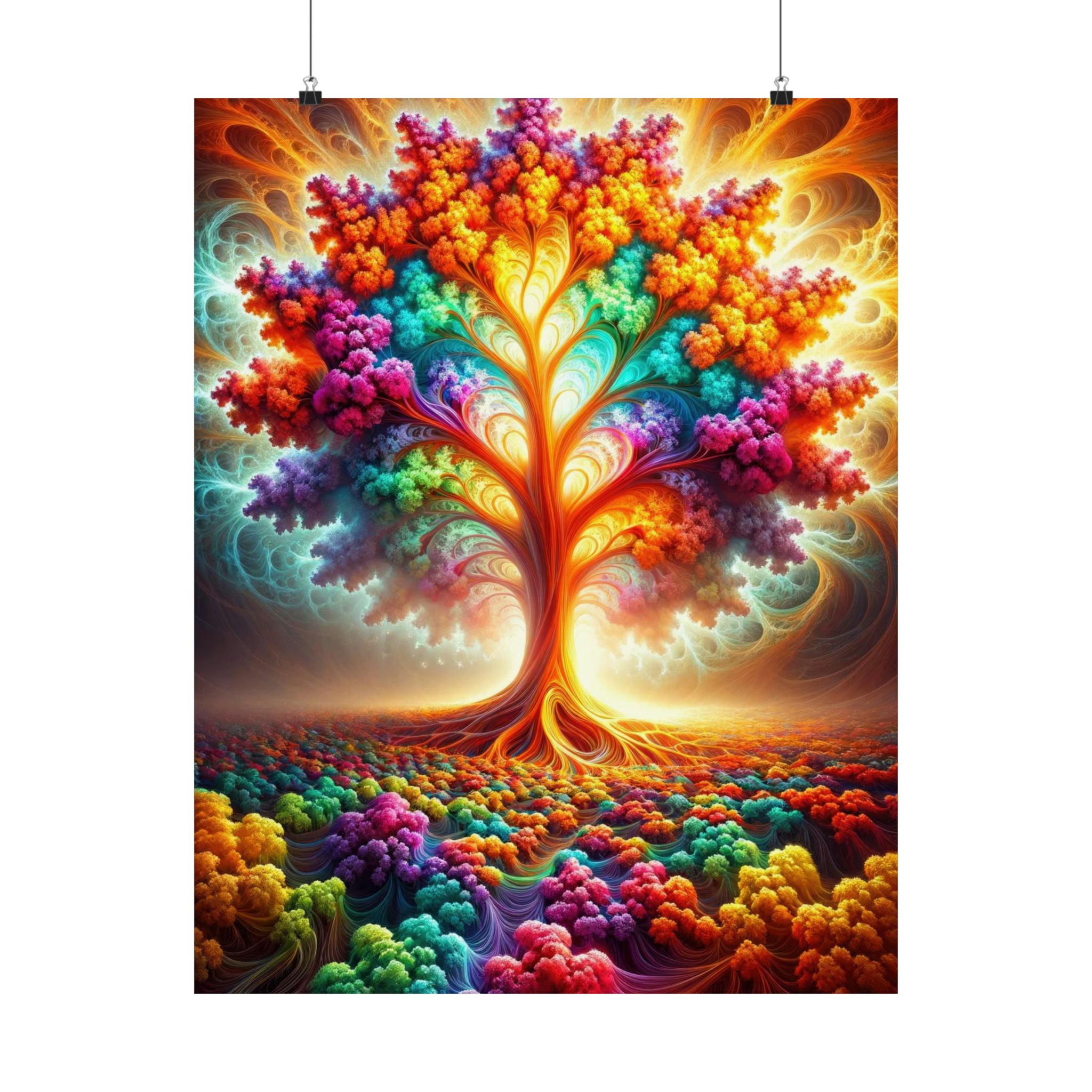 Chromatic Orchard Symphony Poster