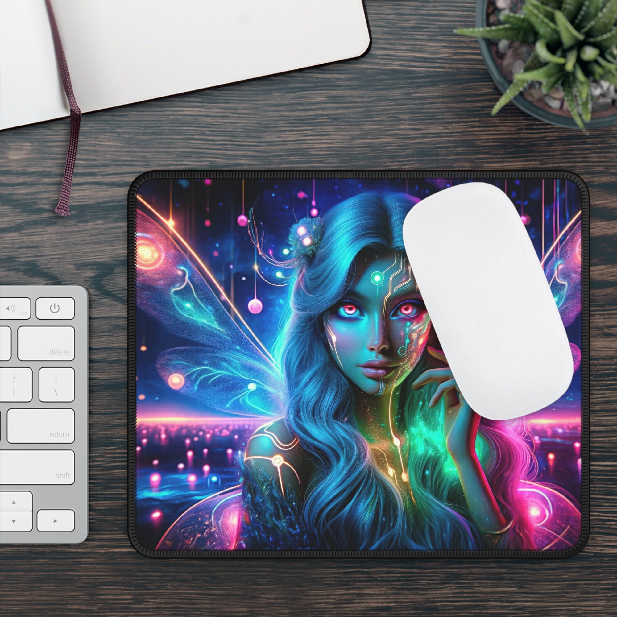 The Pixel Pixie's Playground Gaming Mouse Pad