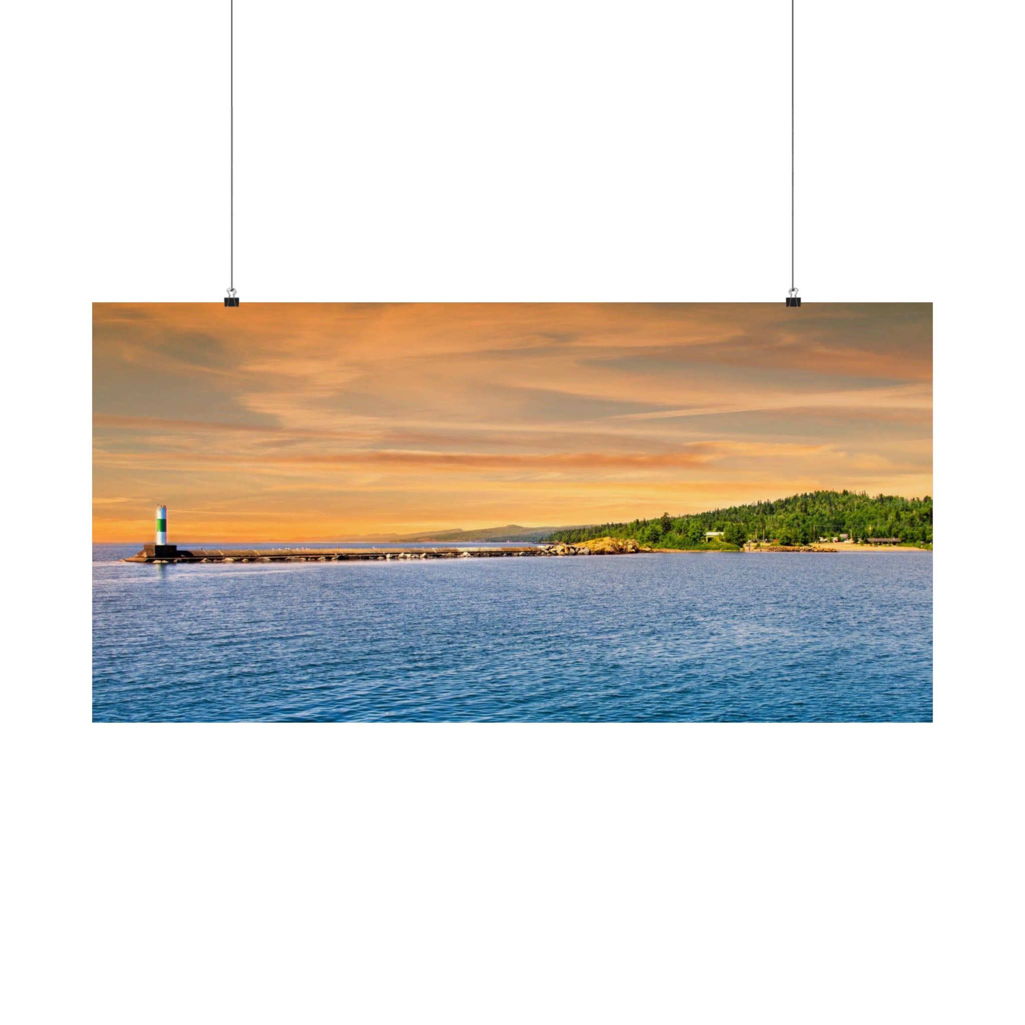 North Shore Sunset Poster