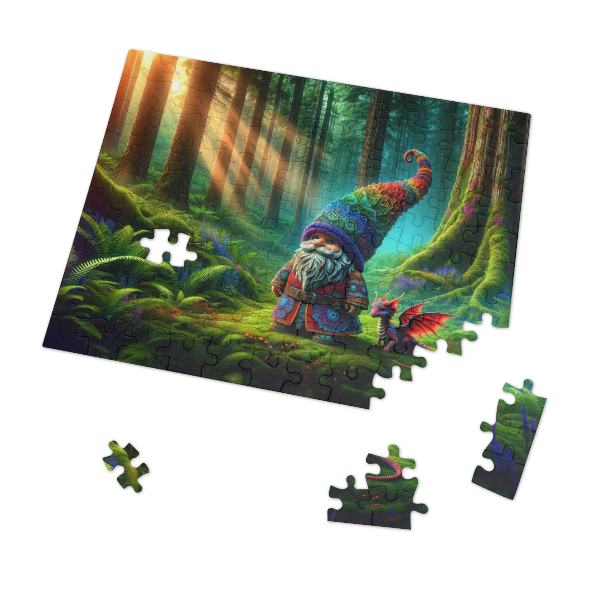 The Gnome's Mystical Companion Jigsaw Puzzle