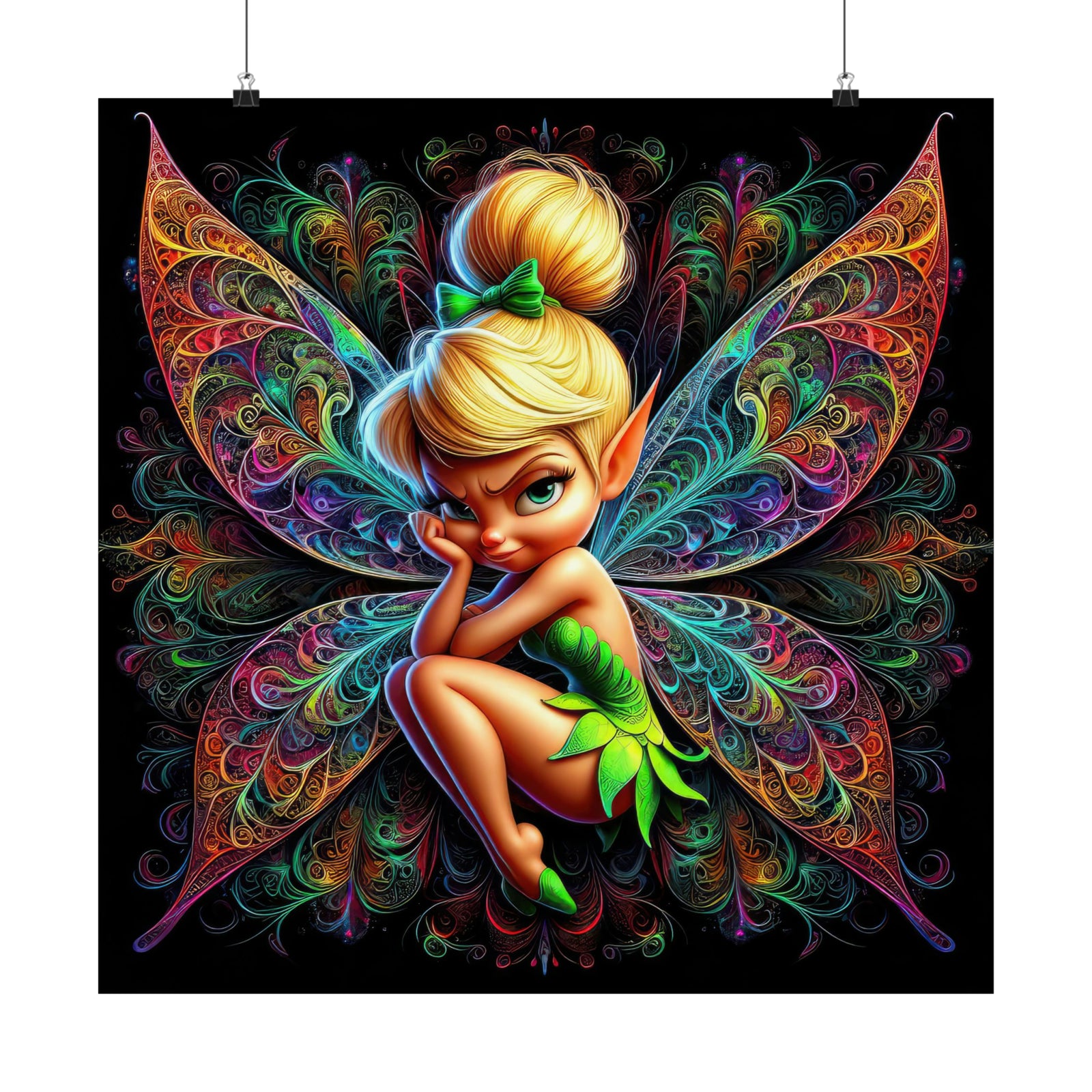 Mystique of the Green-Eyed Pixie Poster