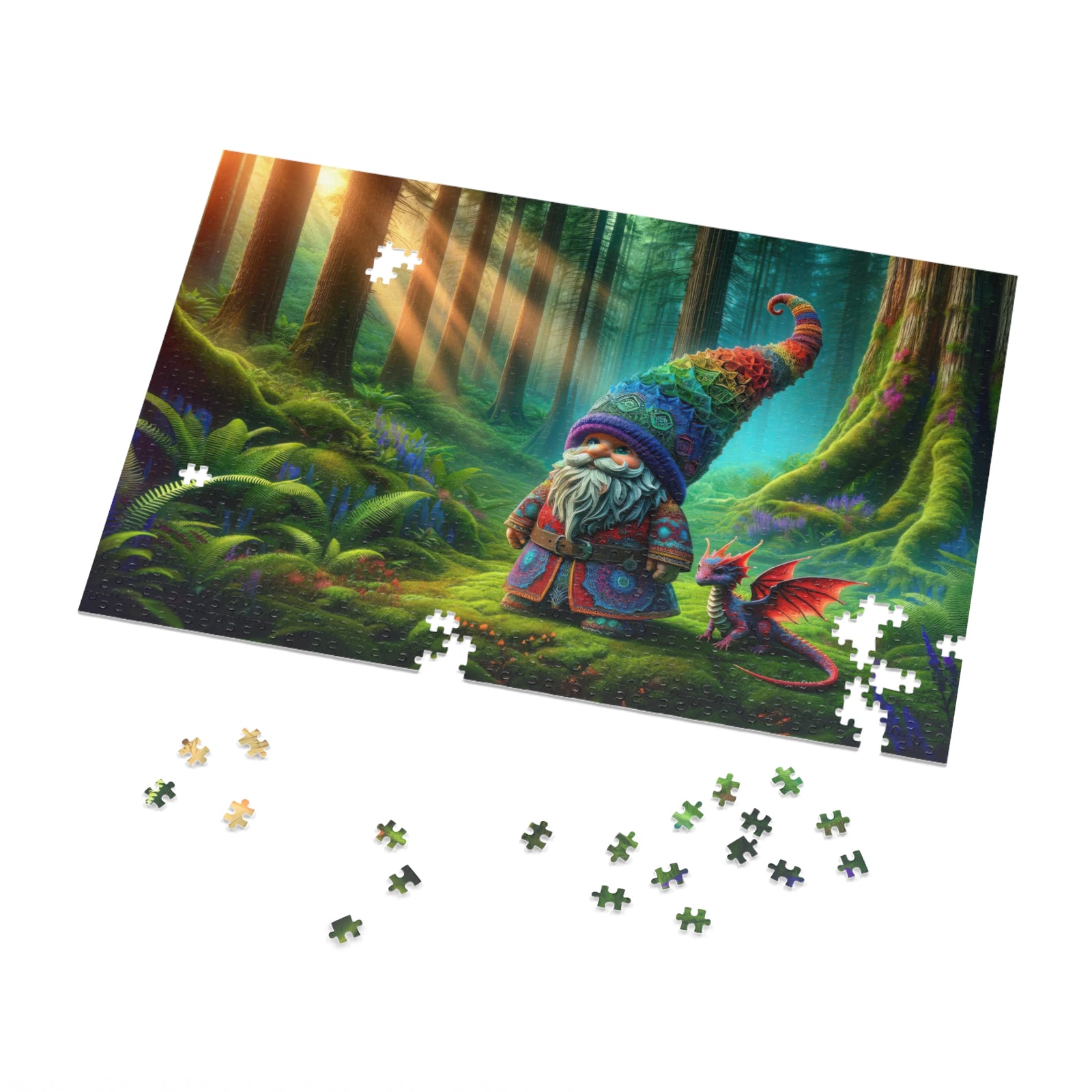 The Gnome's Mystical Companion Jigsaw Puzzle