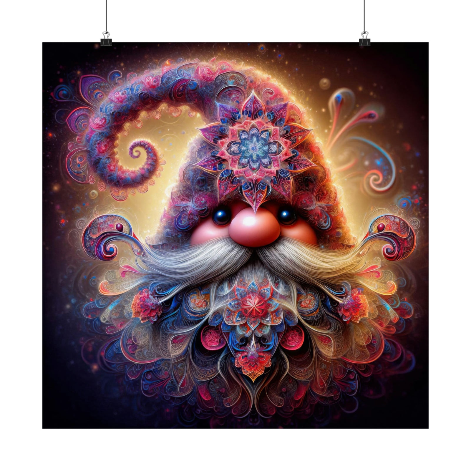 Mystical Whiskers Poster