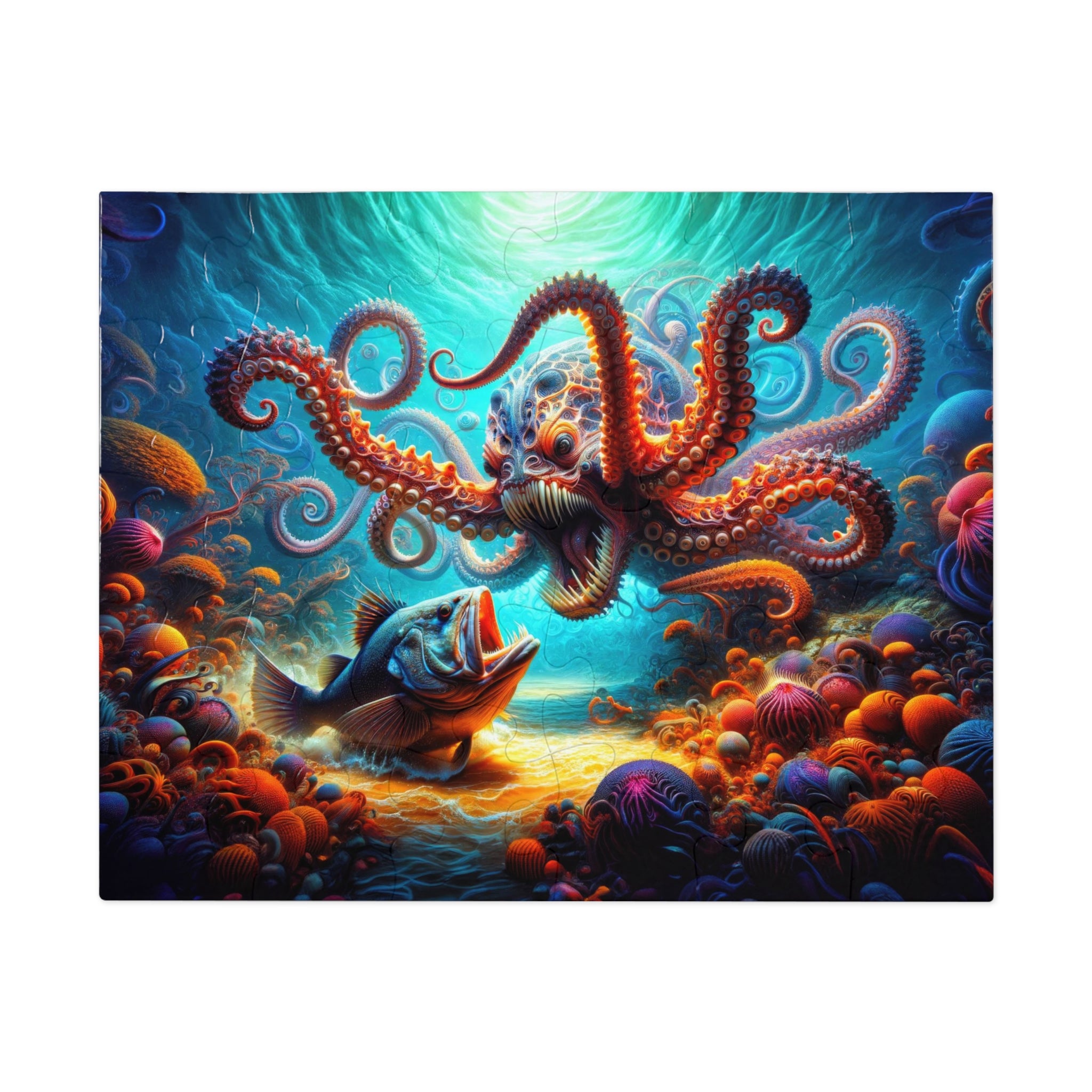 Abyssal Confrontation Jigsaw Puzzle