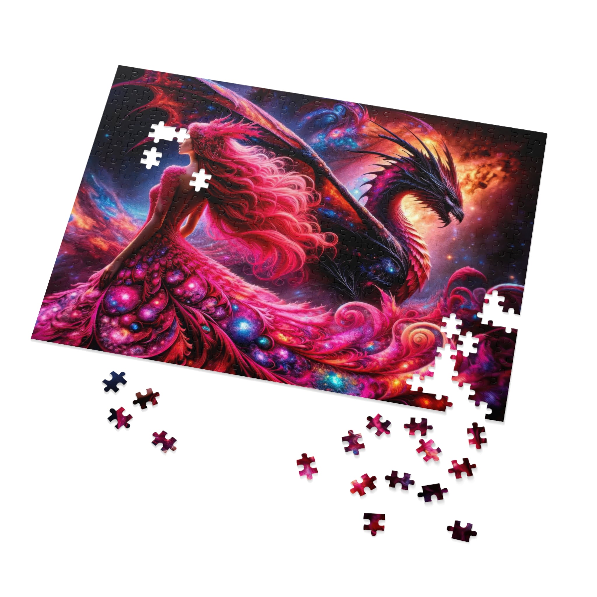 The Dragon and The Dame Jigsaw Puzzle