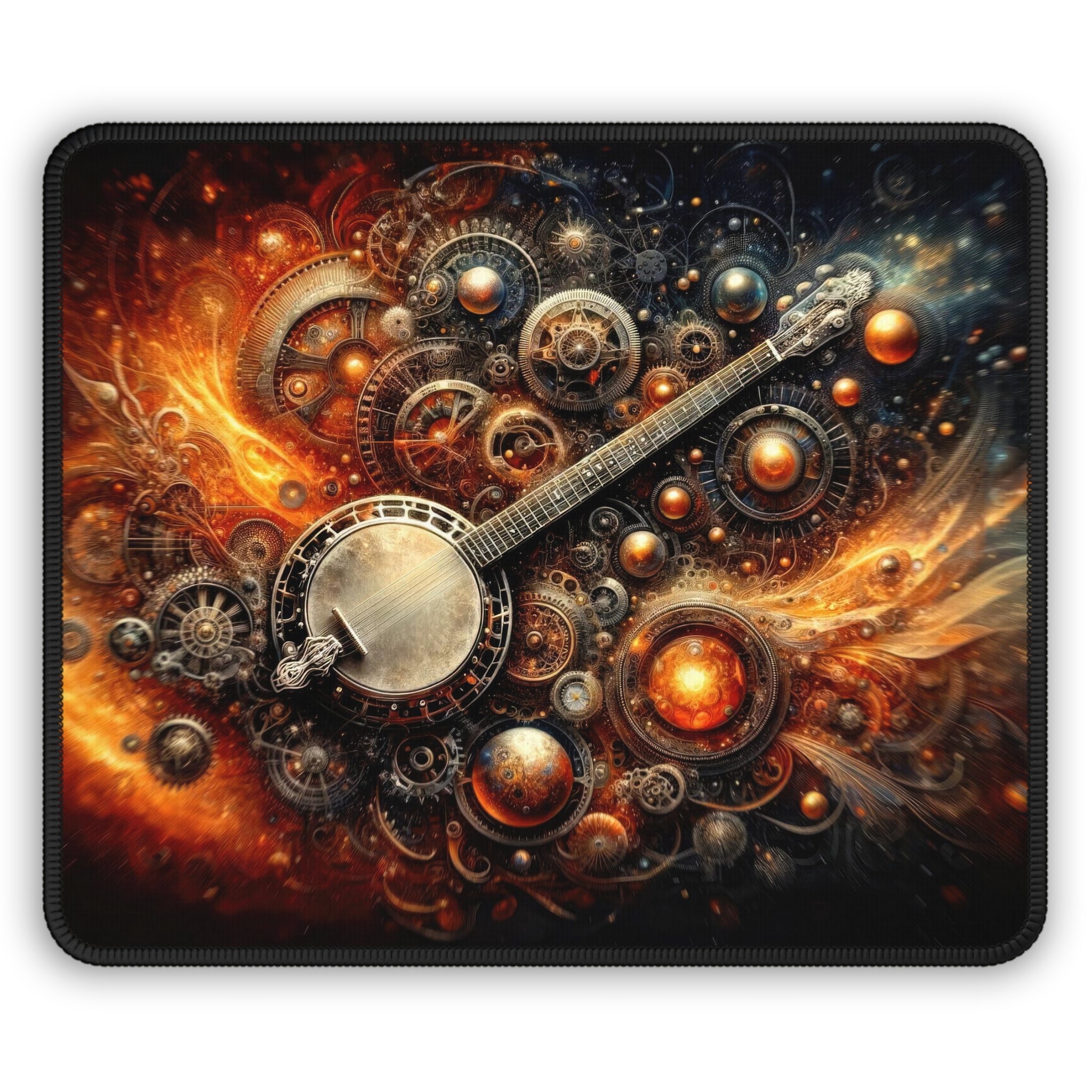 An Elegy of Cogs and Chords Gaming Mouse Pad